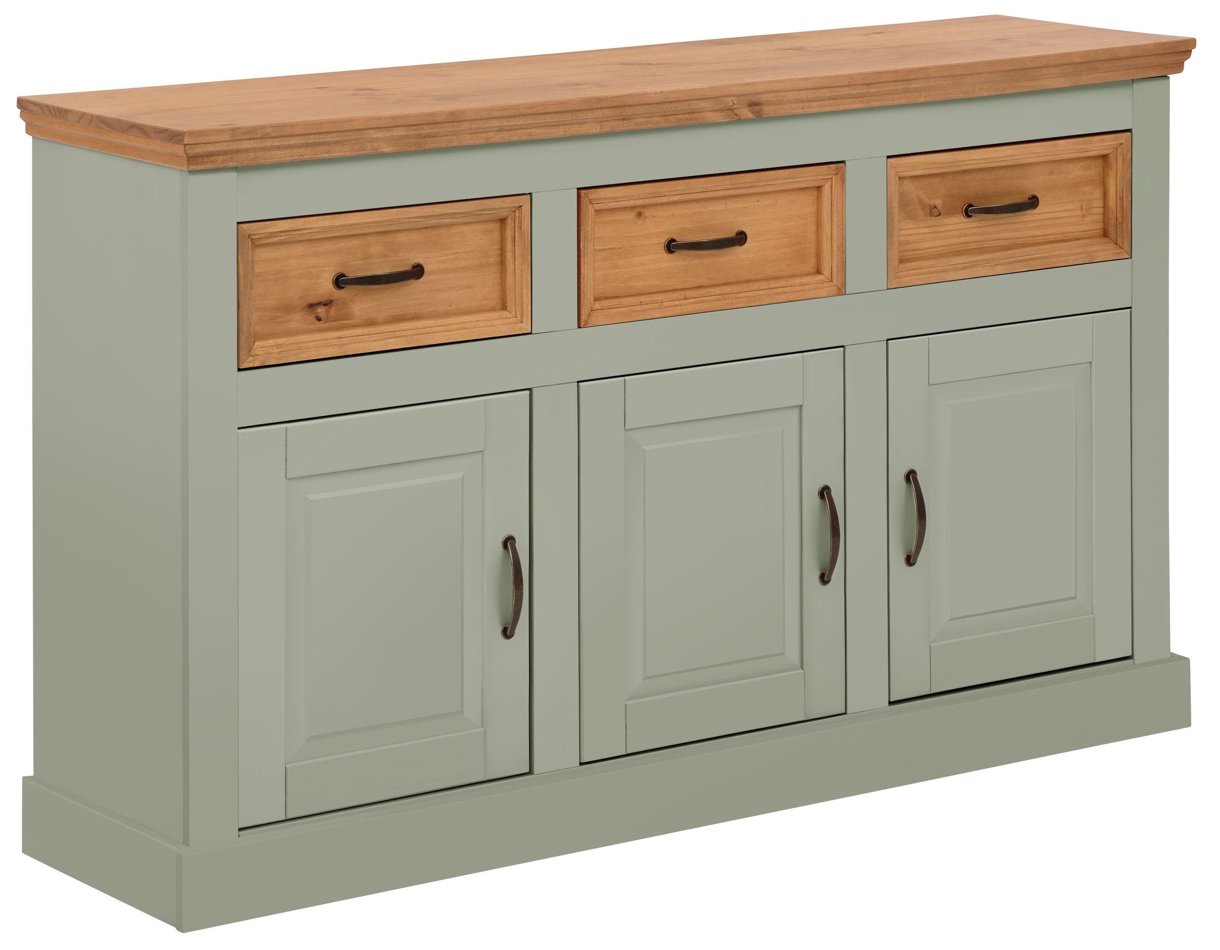 OTTO home Sideboard "Selma" Kommode aus massivem Kiefernholz, Breite 145 cm günstig online kaufen