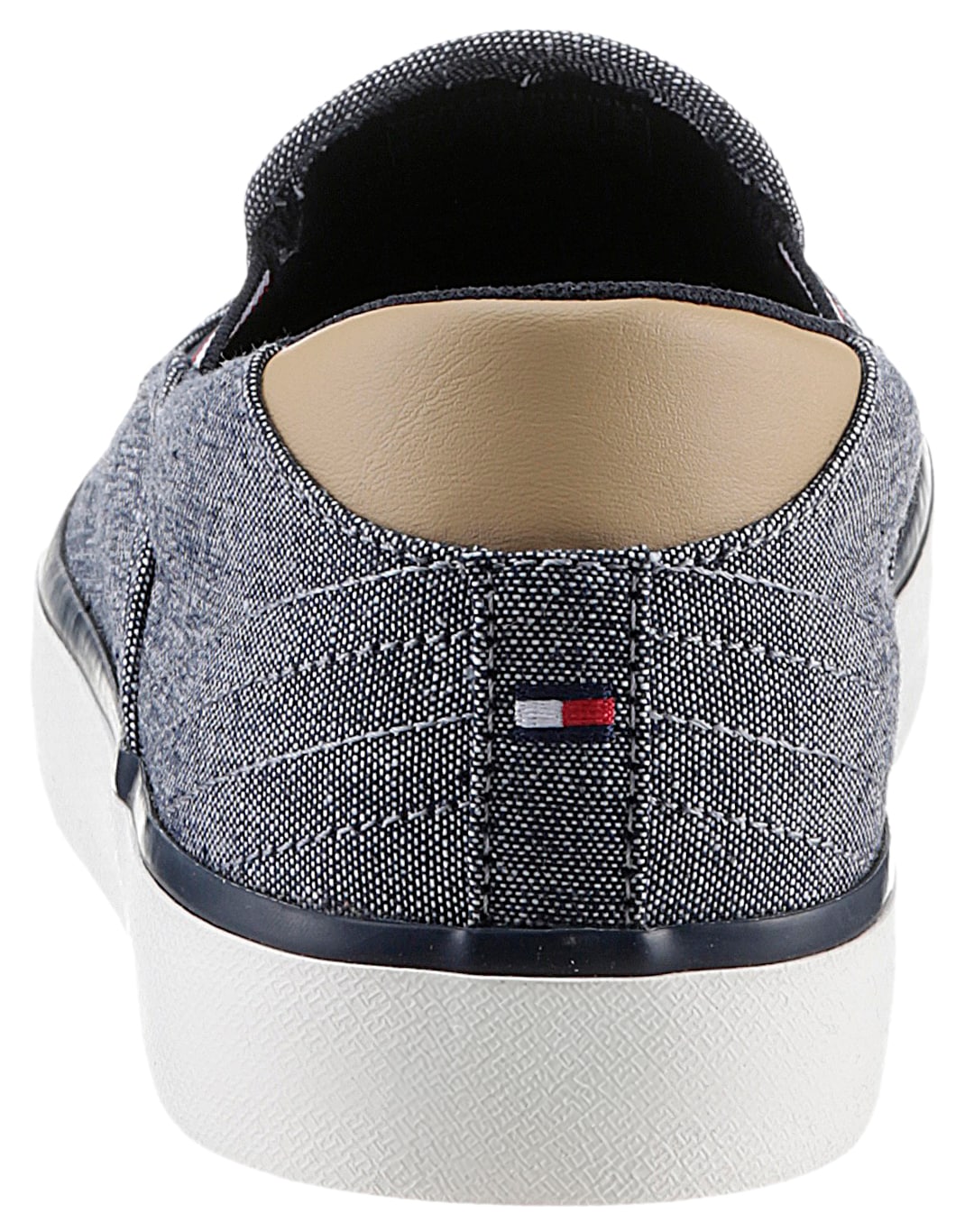 Tommy Hilfiger Slipper "TH HI VULC LOW SLIPON CHAMBRAY", Slip-On Sneaker, F günstig online kaufen