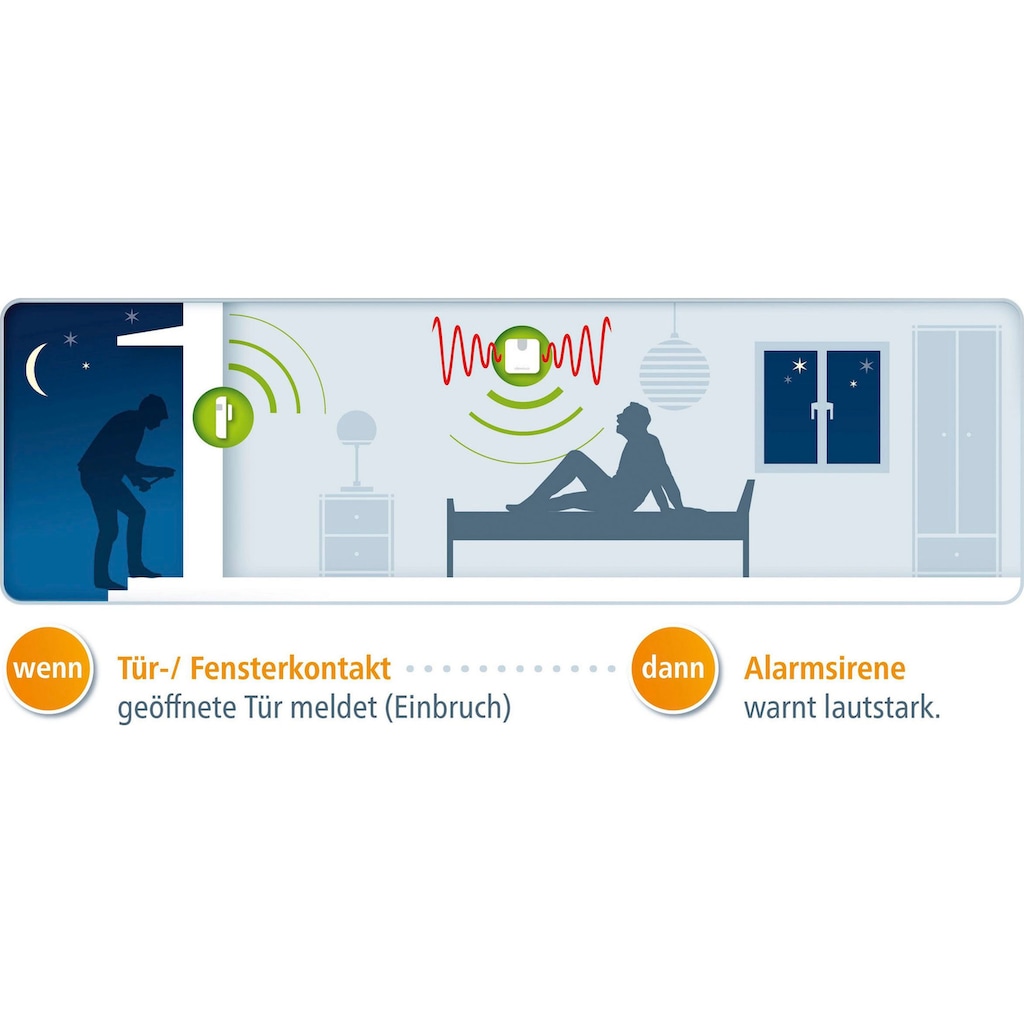 DEVOLO Smart-Home-Station »Z-Wave Hausautomation,Funk Magnetkontakte«