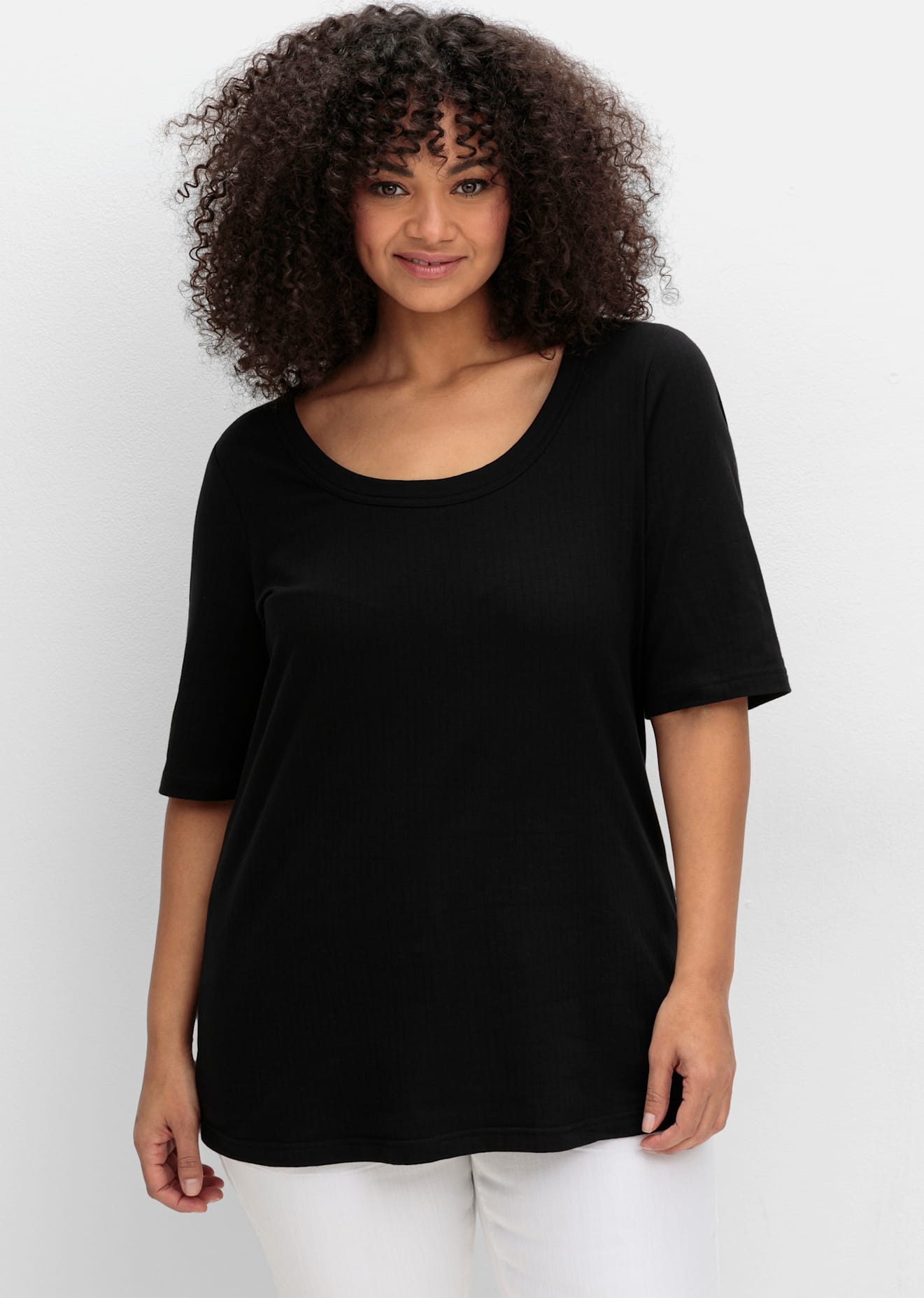 Sheego T-Shirt "T-Shirt", (1 tlg.) günstig online kaufen