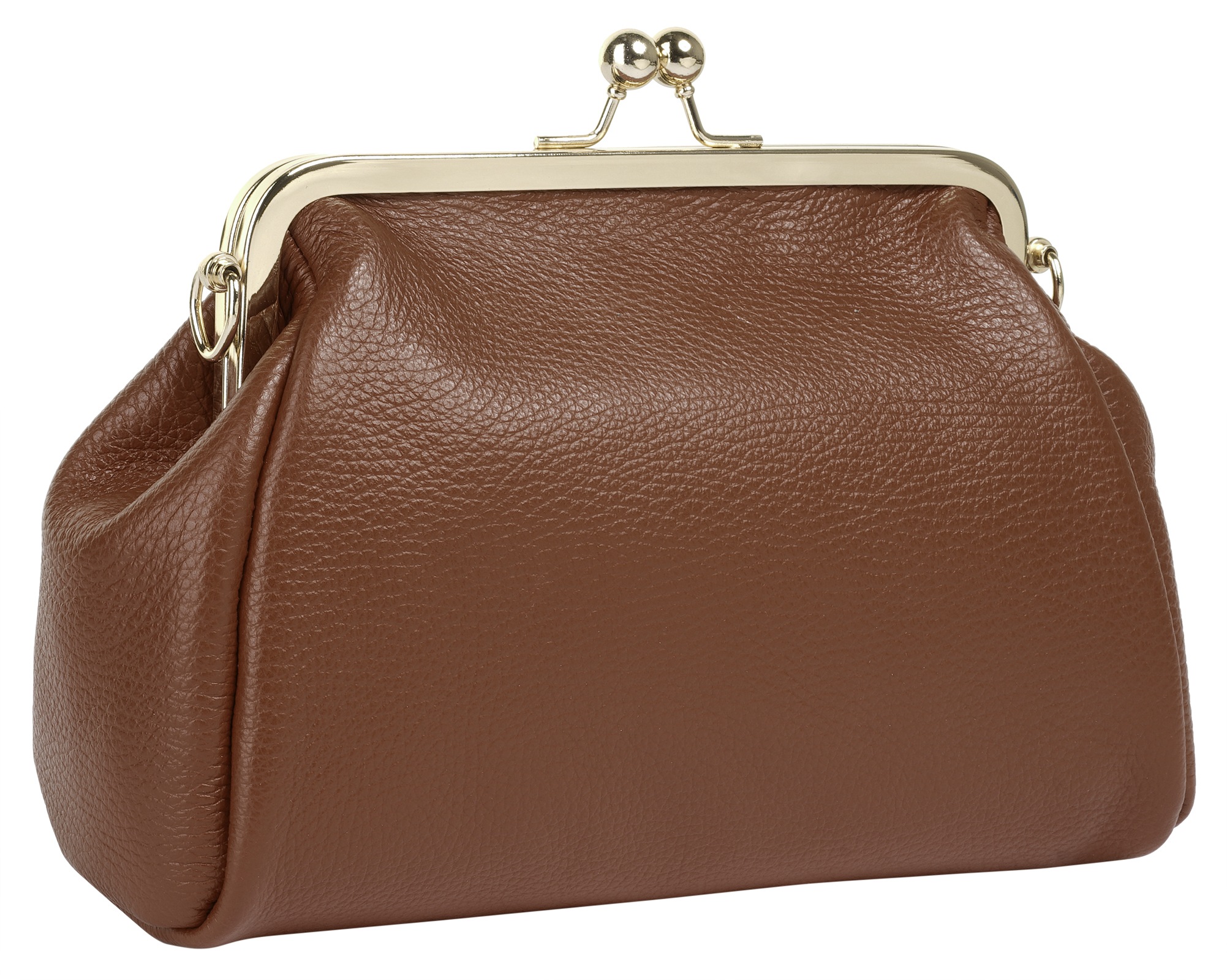 Thumbnail - Cluty Abendtasche echt Leder, Made in Italy