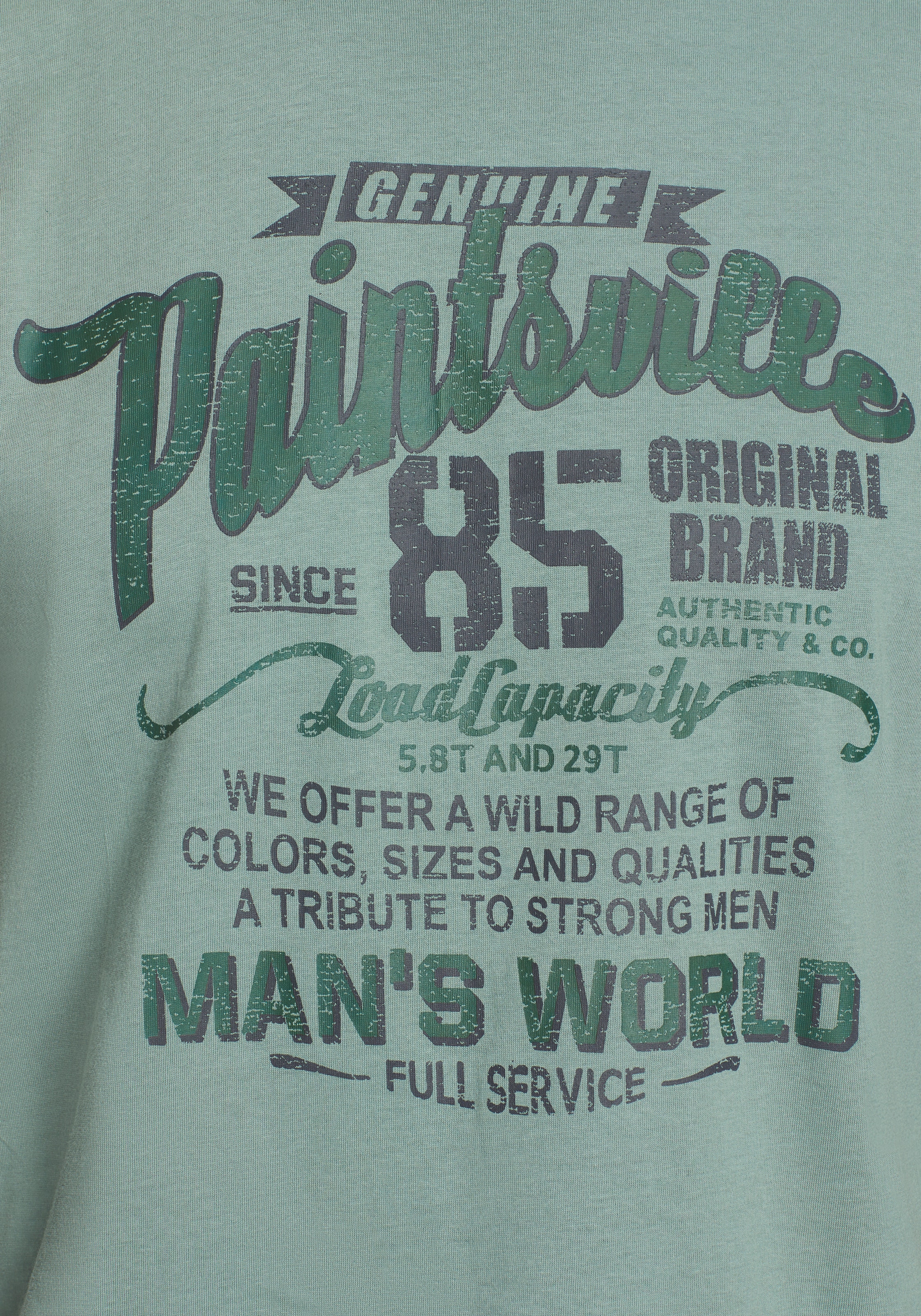Man's World T-Shirt, mit Print