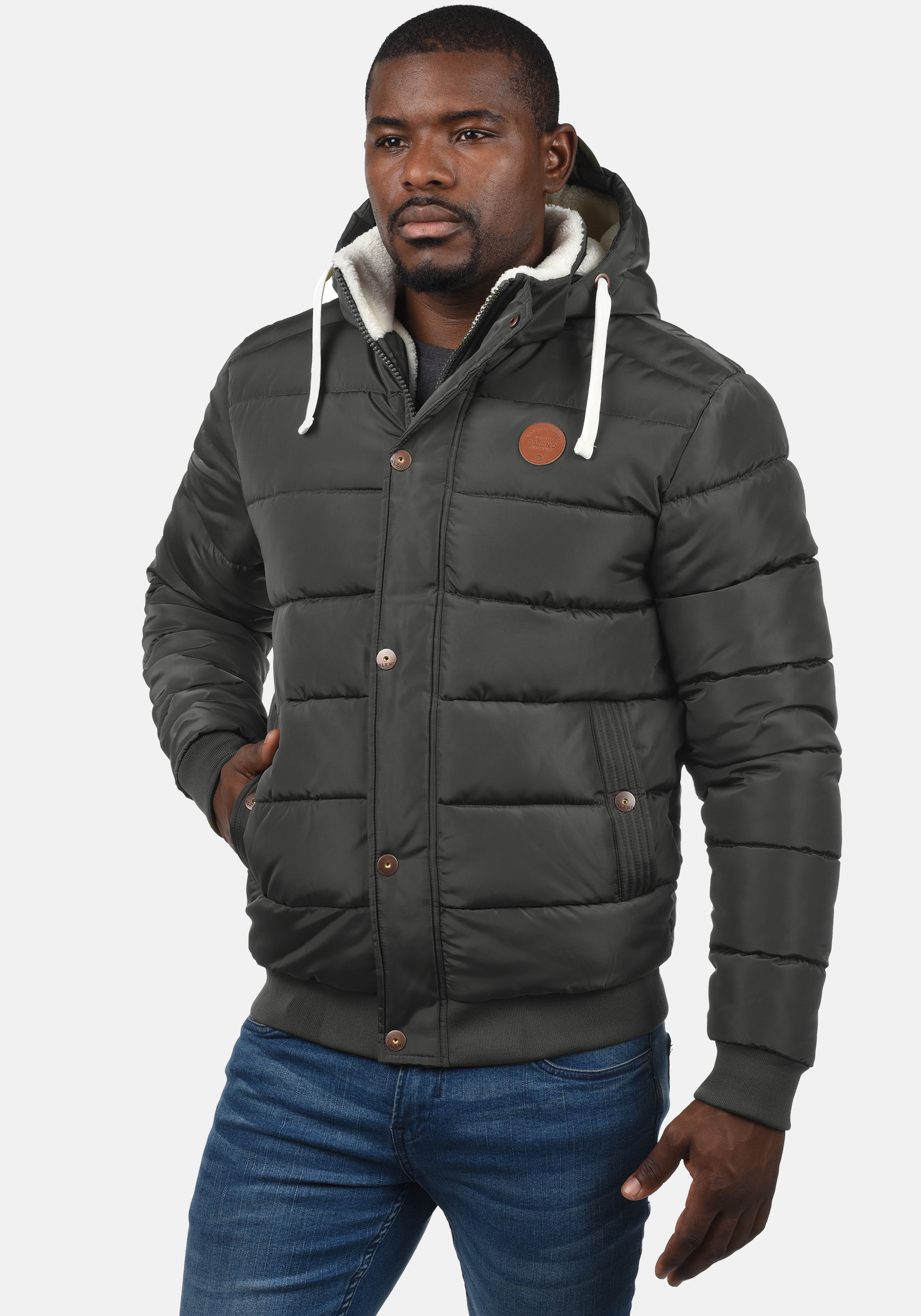 Blend Winterjacke "BHFrederico" mit Kapuze Warme Jacke mit abnehmbarer Kapu günstig online kaufen