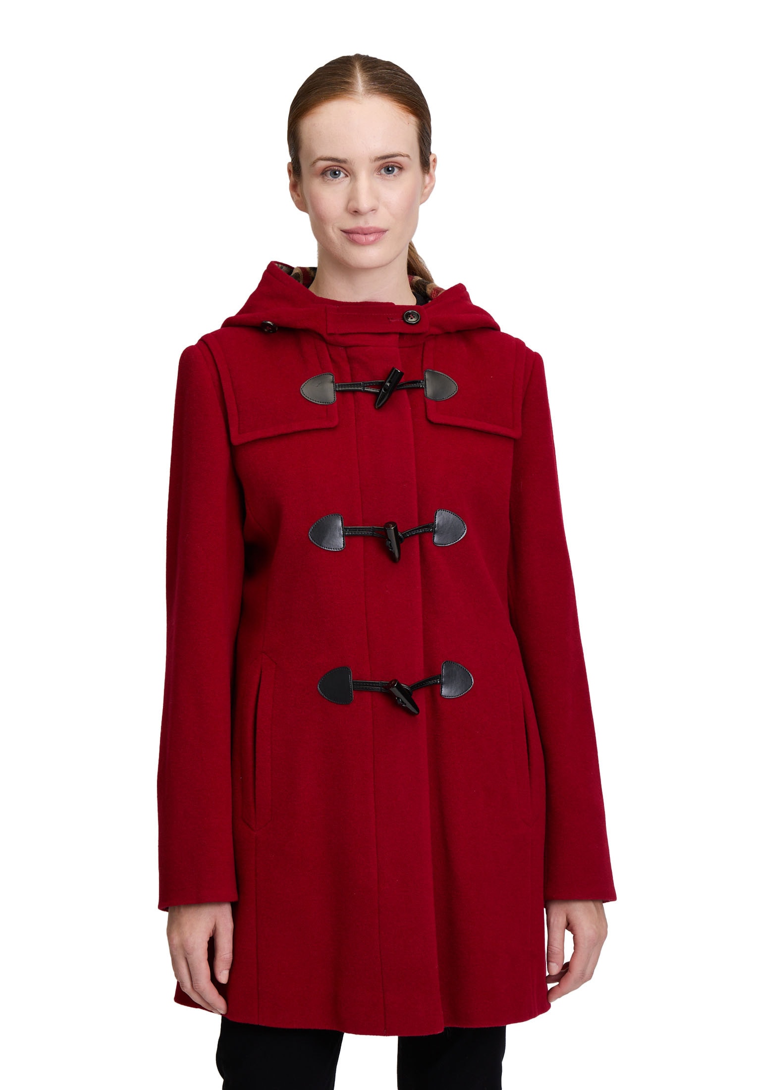 Gil Bret Outdoorjacke "Gil Bret Damen Dufflecoat mit Kapuze", mit Kapuze günstig online kaufen