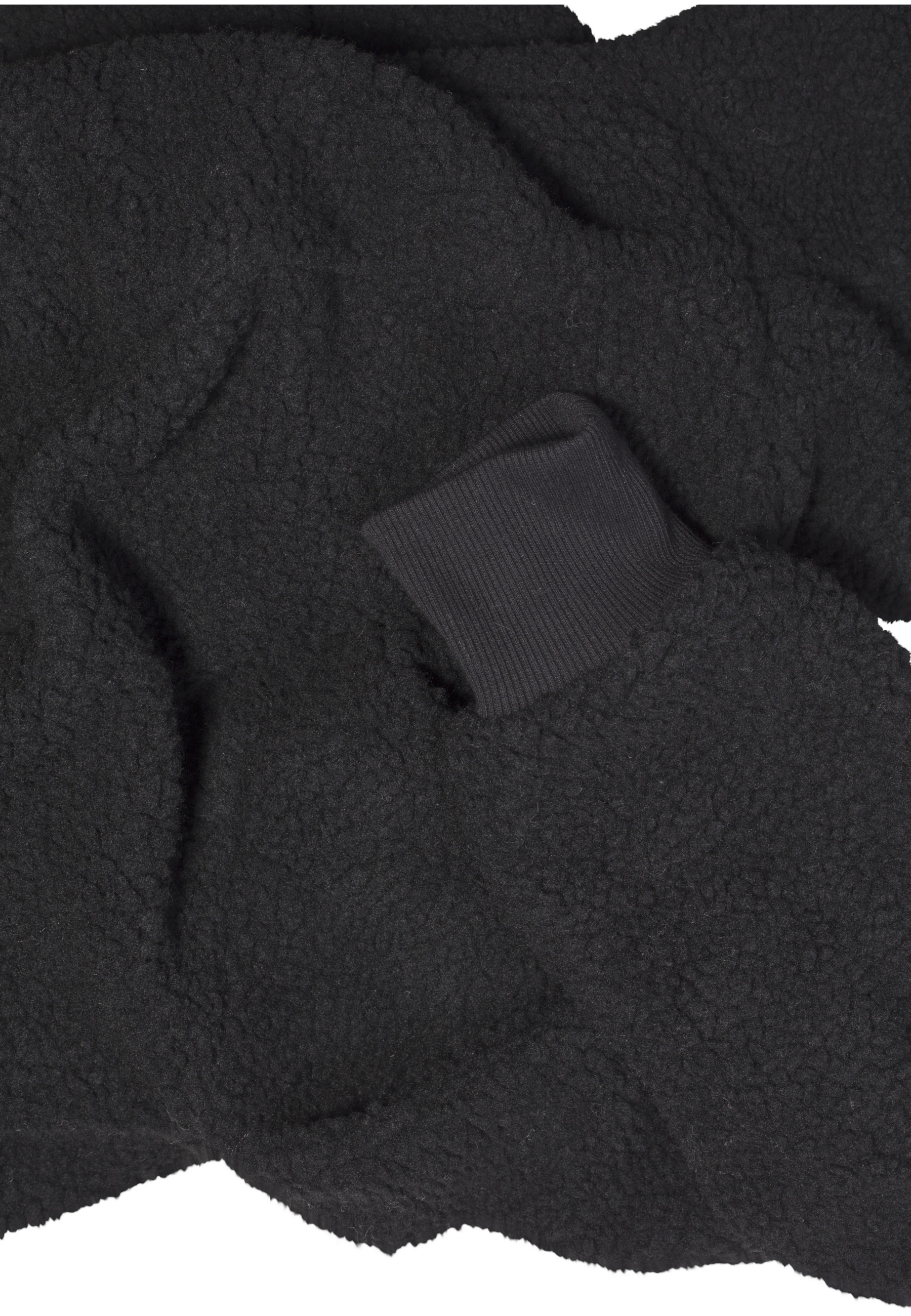 URBAN CLASSICS Rundhalspullover »Urban Classics Herren Sherpa Hoody« 1 Stk.