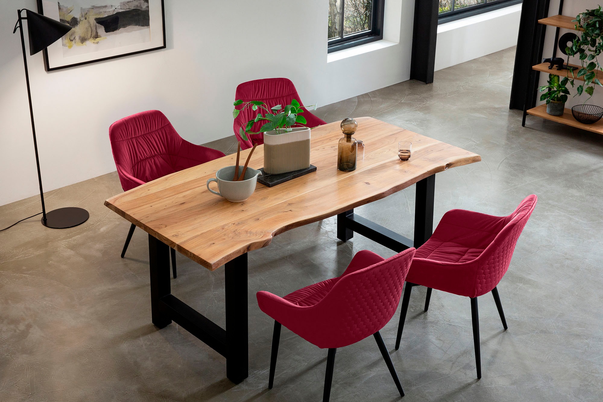 SalesFever Armlehnstuhl "Stilvoller Esszimmerstuhl für Komfort" () Esszimme günstig online kaufen