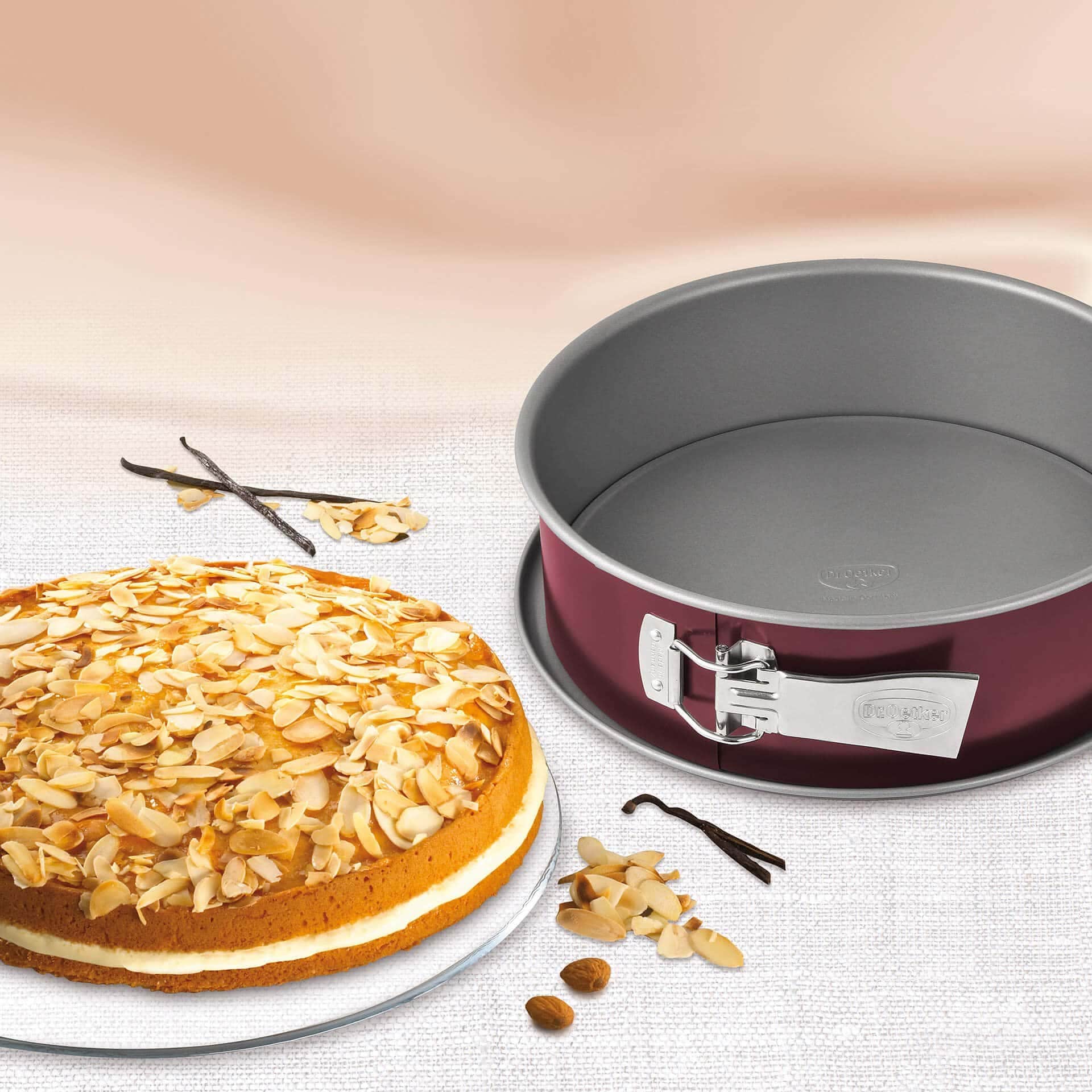 Dr. Oetker Küchenhelfer Springform »Back-Liebe Bicolor, mit Auslaufschutzboden, Ø 28 cm«