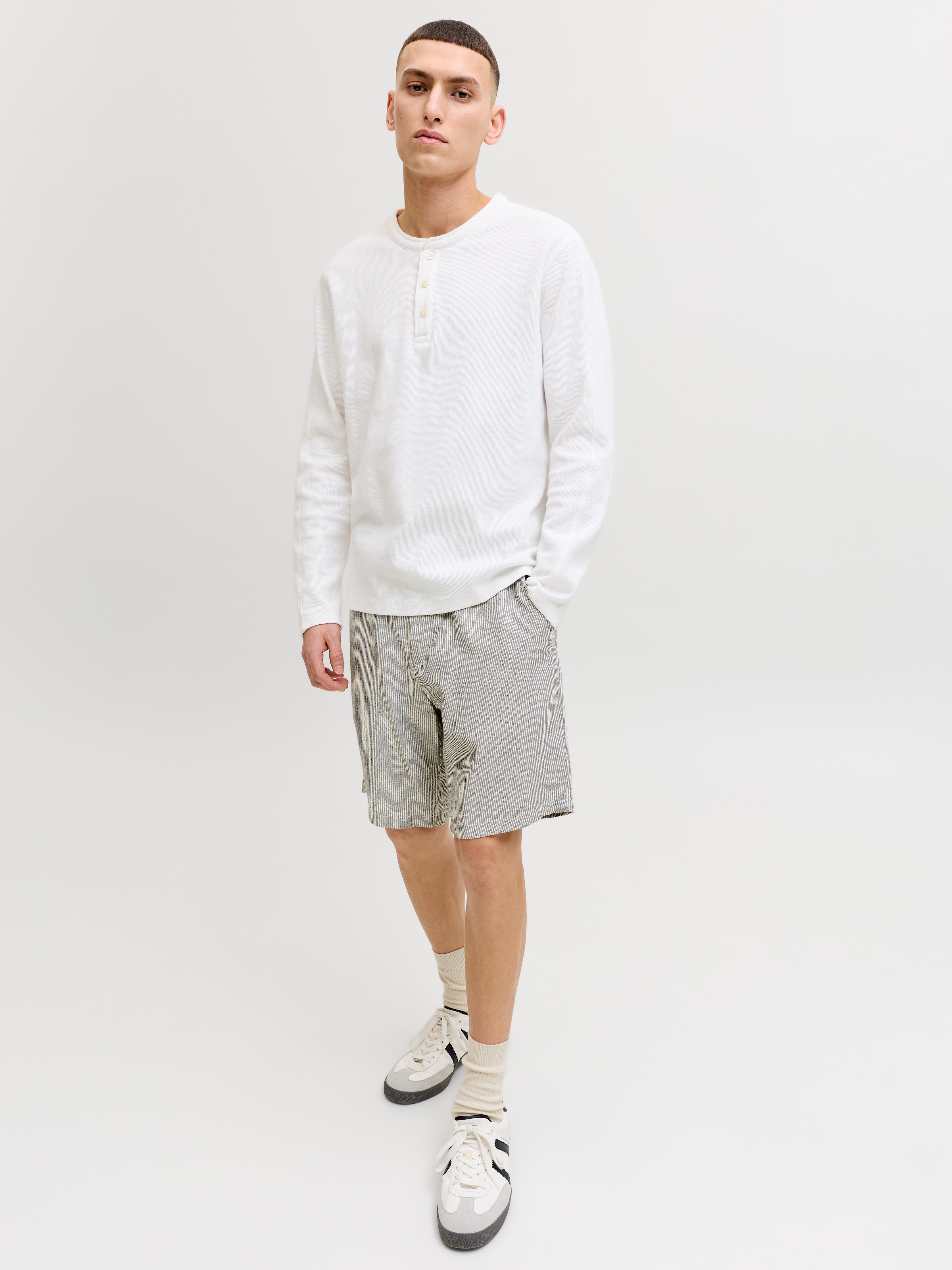 Jack & Jones Chinoshorts »JPSTACE MYKONOS LINEN BLEND SHORTS SRT«