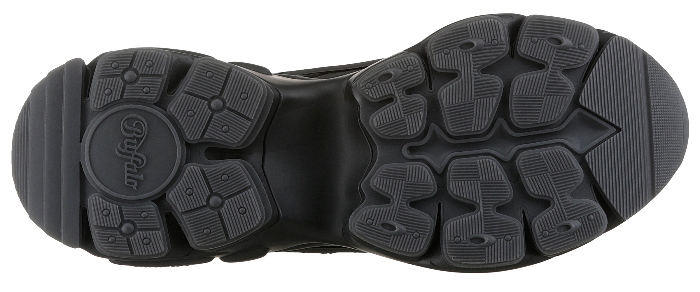 Buffalo Plateausneaker »BINARY«, Halbschuh, Schnürschuh, Chunky Sneaker in monochromer Optik