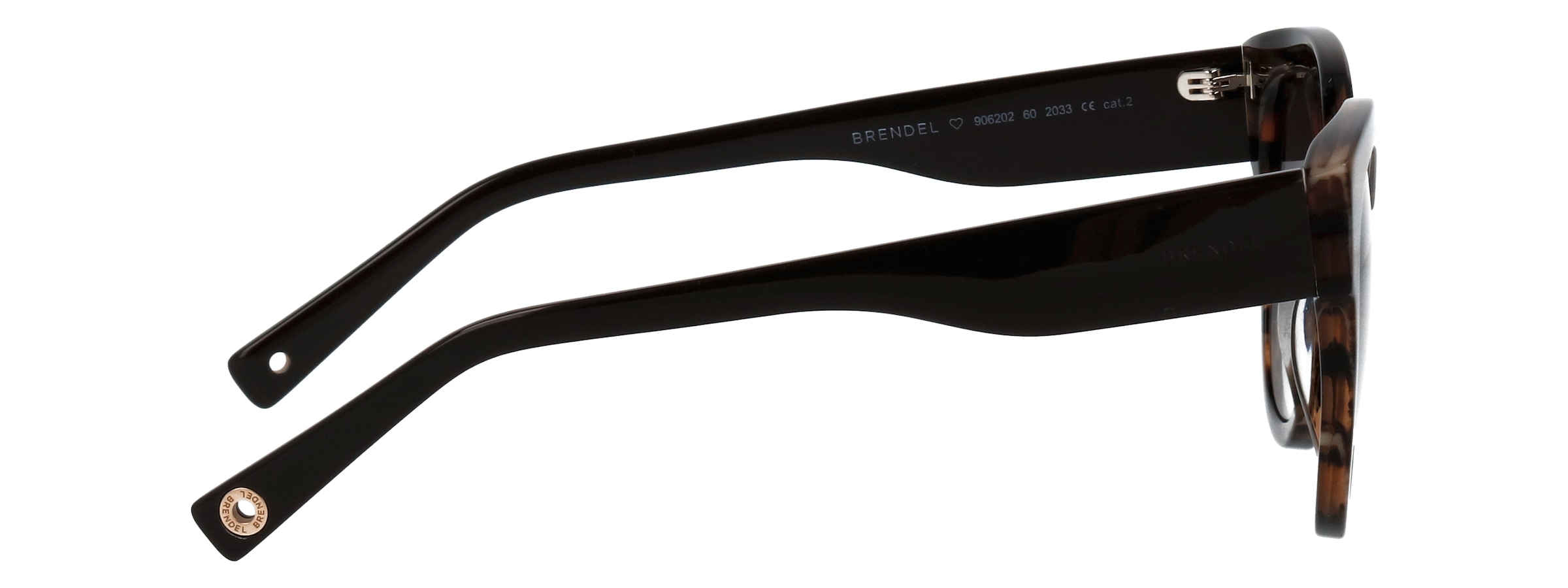 BRENDEL eyewear Sonnenbrille »Modell 906202« Form Panto, Logoschriftzug auf Bügel, Kunststofffassung