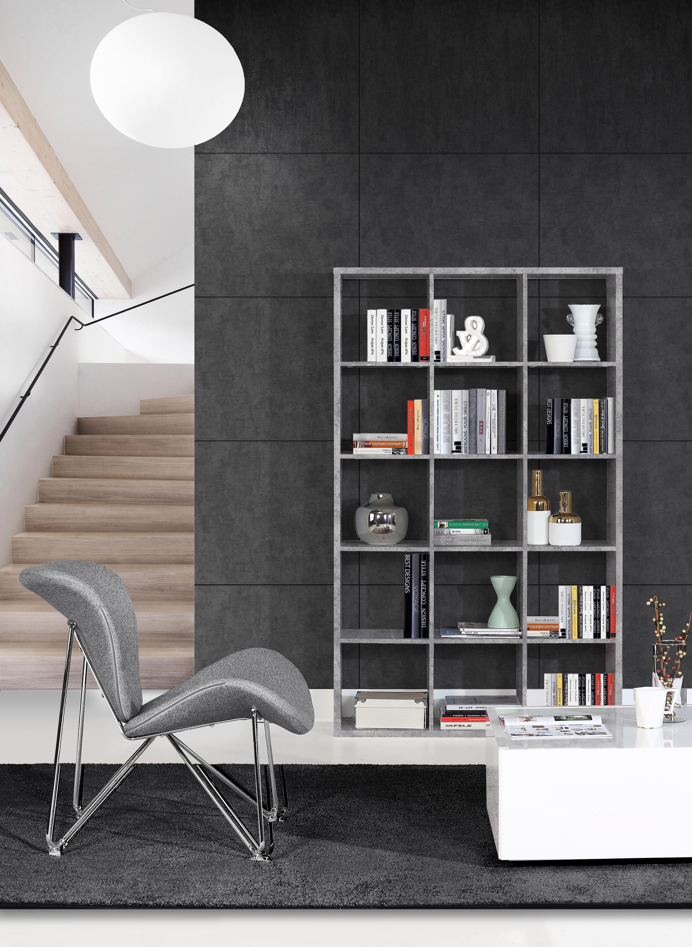 FORTE Standregal "Mauro, Raumteiler, sorgt für Stil und Ordnung" B/H/T ca: günstig online kaufen