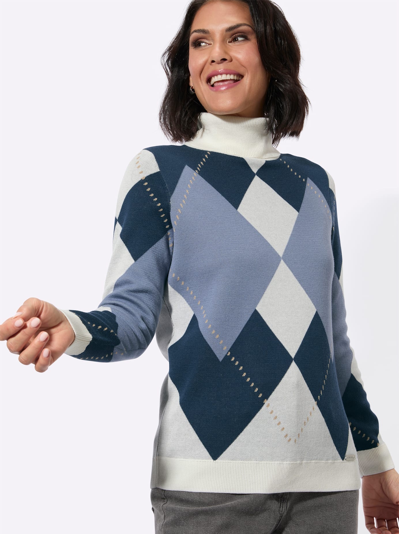Casual Looks Rollkragenpullover »Rollkragen-Pullover«