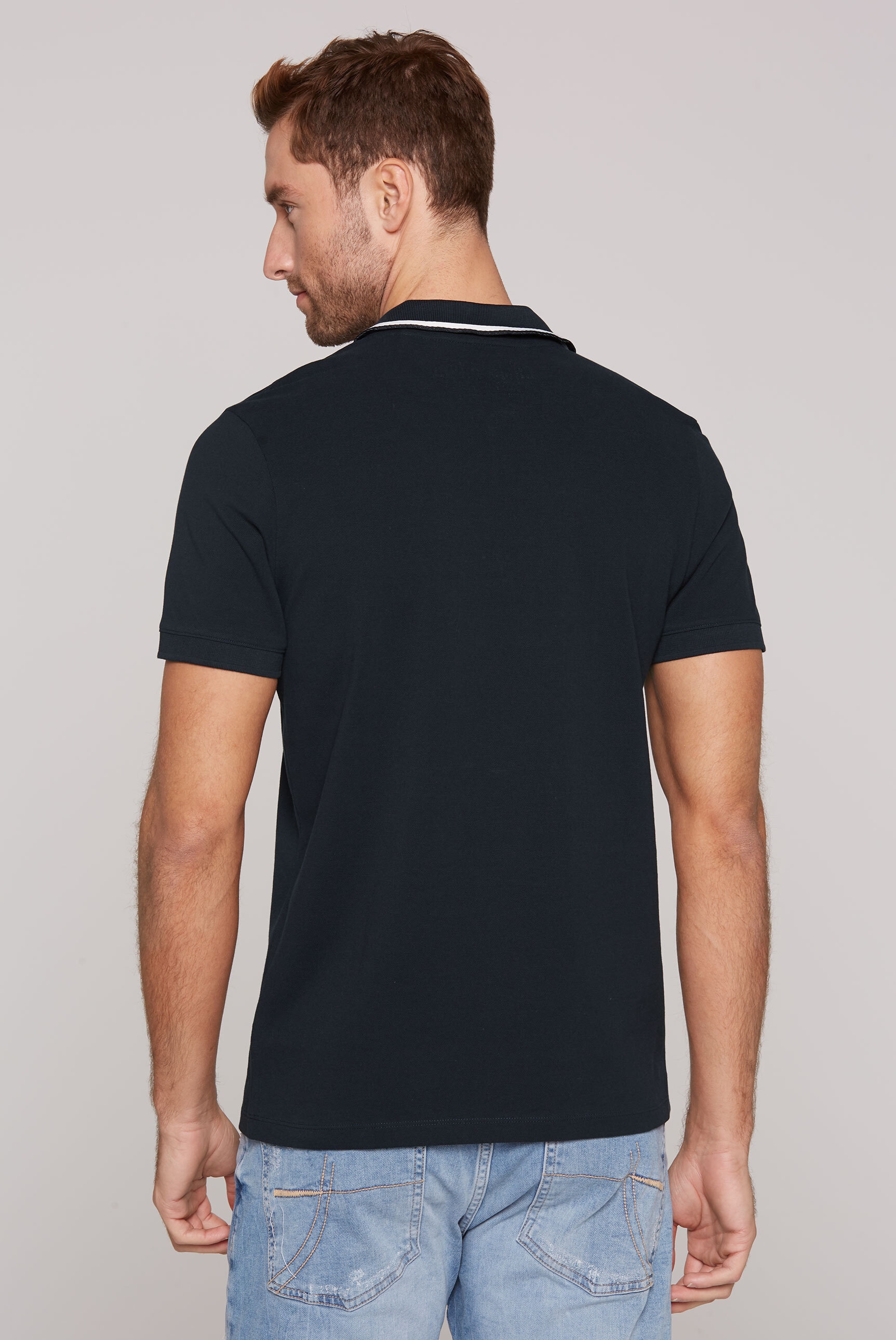 CAMP DAVID Poloshirt, aus Baumwolle