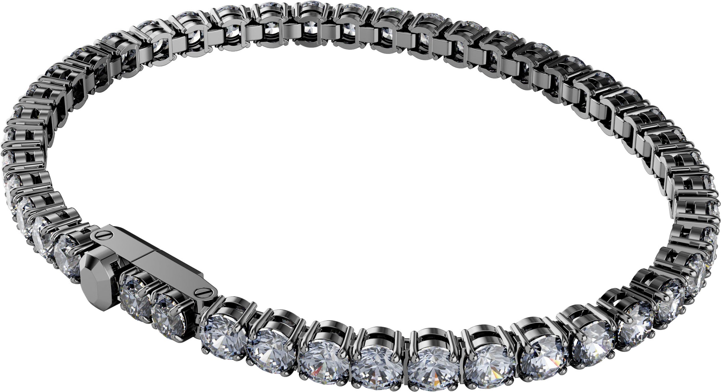 Swarovski Tennisarmband »Matrix, 5648934, 5693927, 5648936, 5657665, 5648927, 5648930, 5657657«, mit Swarovski® Zirkonia (synth.)