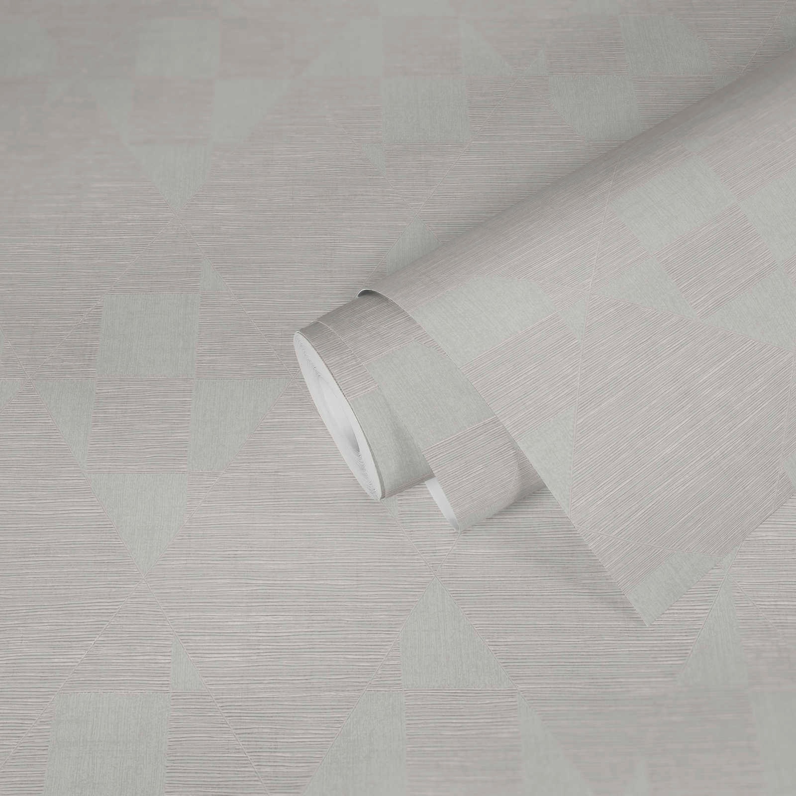 living walls Vliestapete »Titanium« Motiv | geometrisch | grafisch leicht strukturiert Tapete Geometrisch Tapeten Wohnzimmer Schlafzimmer Küche modern Design