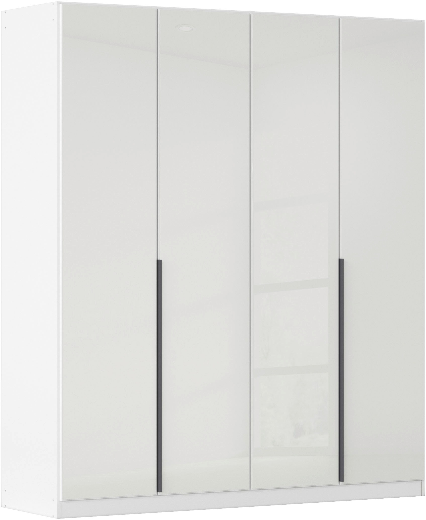 OTTO home Drehtürenschrank "Kleiderschrank Kleiderschränke Schrank Garderobe AGORDO mit Glasfront" in zwei Griff-Farben, Breiten 91-405 cm, durchdachte Innenausstattung, in 8 Breiten und 2 Höhen MADE IN GERMANY