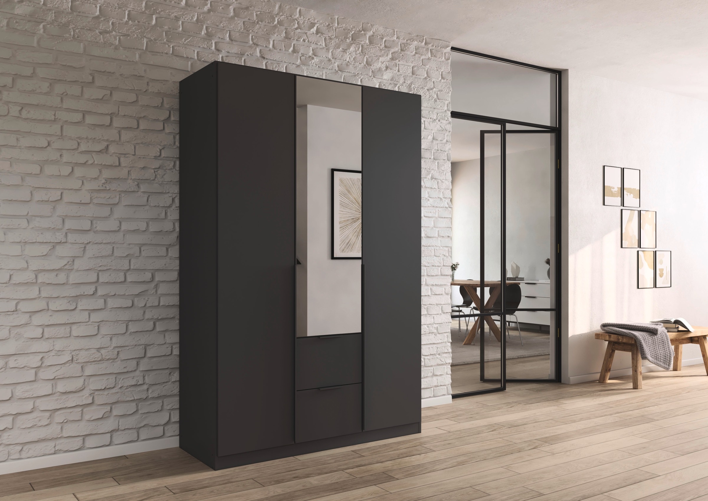 rauch Drehtürenschrank "Kleiderschrank Schrank Garderobe AGORDO mit Dekor- günstig online kaufen