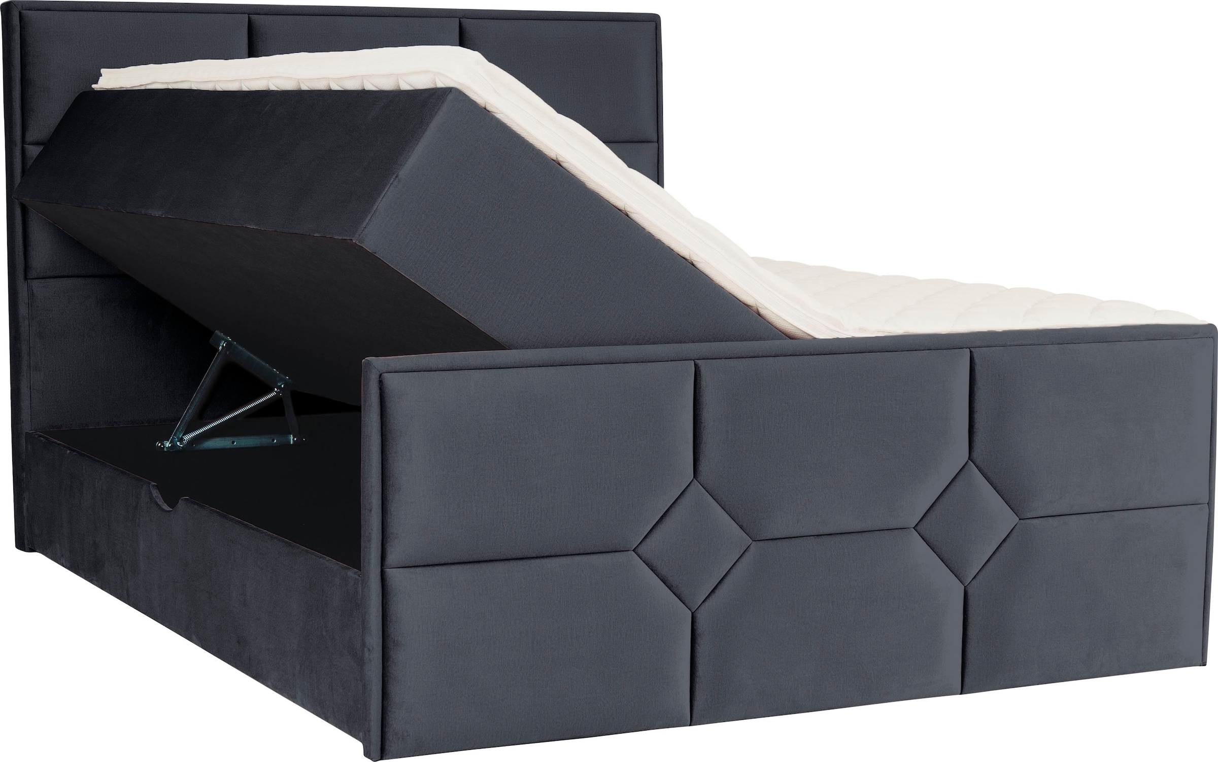 Leonique Boxspringbett »Ambre«, mit Taschen-Federkernmatratze