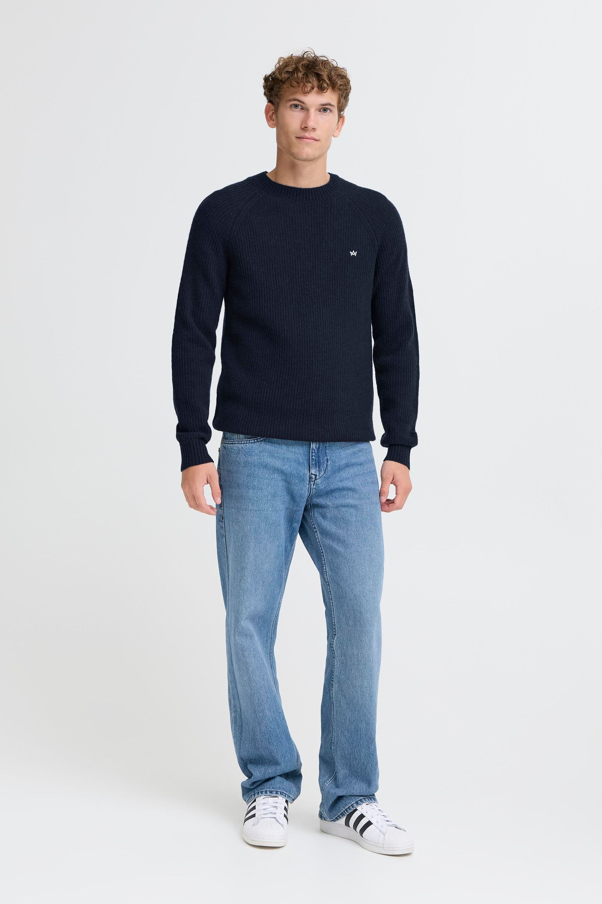 Kronstadt Strickfleece-Pullover "Strickpullover KSDoors O-neck" günstig online kaufen