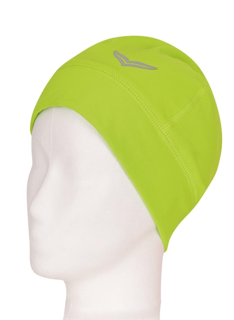 Trigema Strickmütze "TRIGEMA Mütze mit reflektierendem Logo" 1 Stk. tlg. günstig online kaufen
