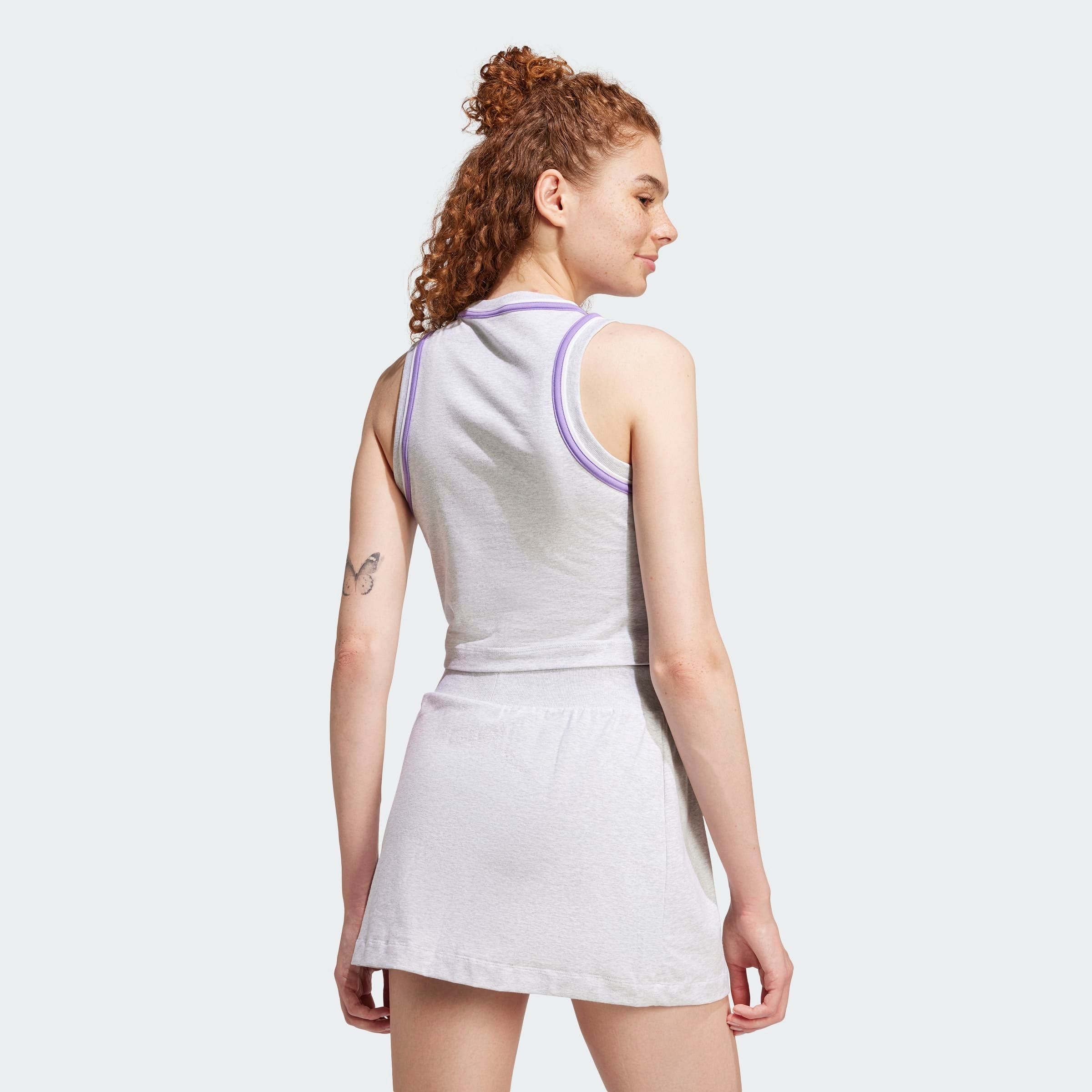 adidas Sportswear Tanktop "ESSENTIALS COLOR-POP COTTON CROP" günstig online kaufen