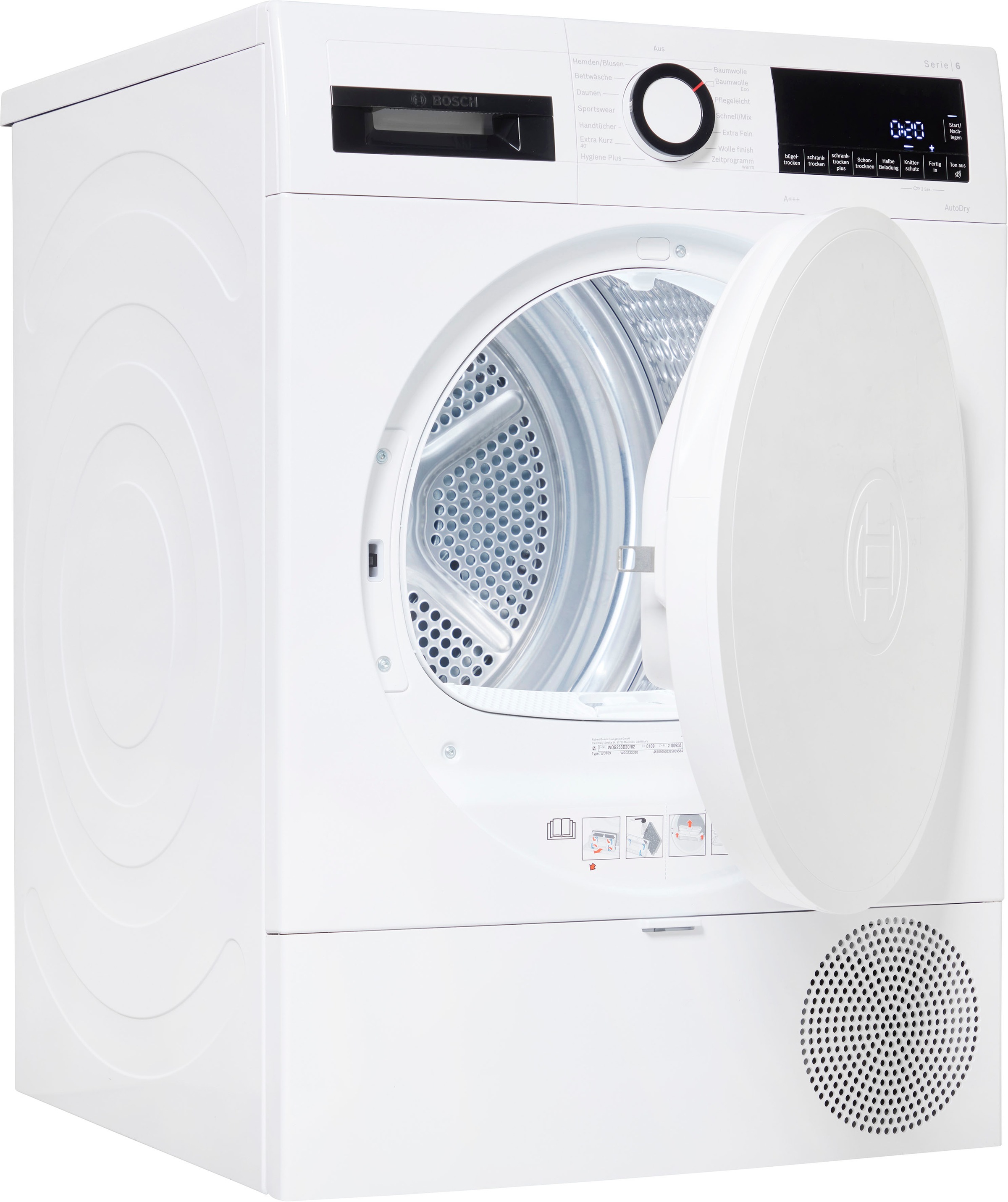 BOSCH Wärmepumpentrockner "WQG233D20" 8 günstig online kaufen