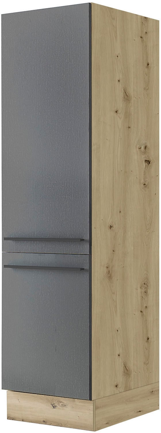 KOCHSTATION Küchenzeile »KS-Florida mit 38mm starker Arbeitsplatte«, Breite 270 cm, wahlweise mit E-Geräten, Soft-Close-Funktion