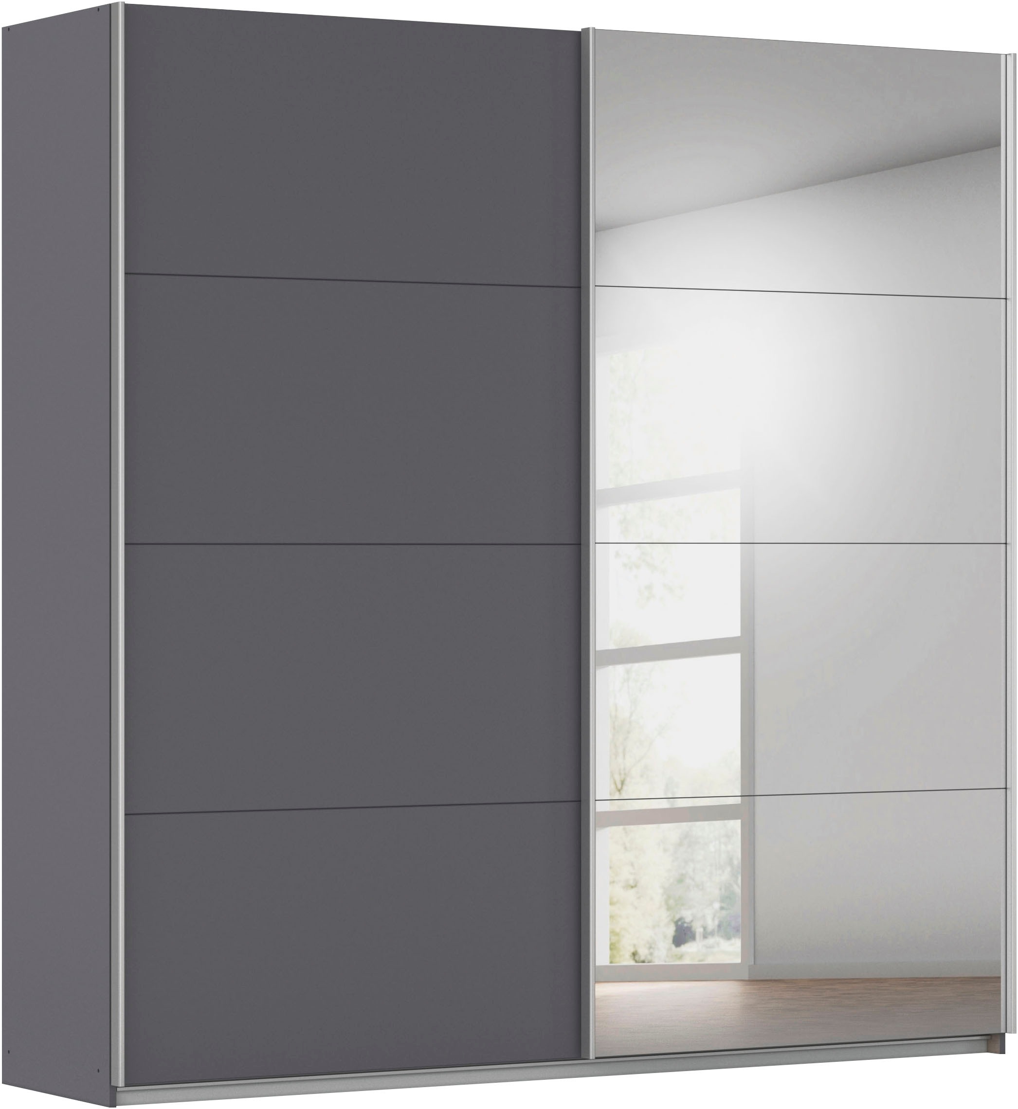 OTTO home Kleiderschrank "Mehrzweckschrank Schwebetürenschrank Mietswohnung Schlafzimmer CORTONA" erhältlich in Breite: 136/181/203/226/271/315/360 cm, Höhe: 210/229 cm, in 3 Ausstattungen BASIC/CLASSIC/PREMIUM (SOFT-CLOSE) MADE IN GERMANY