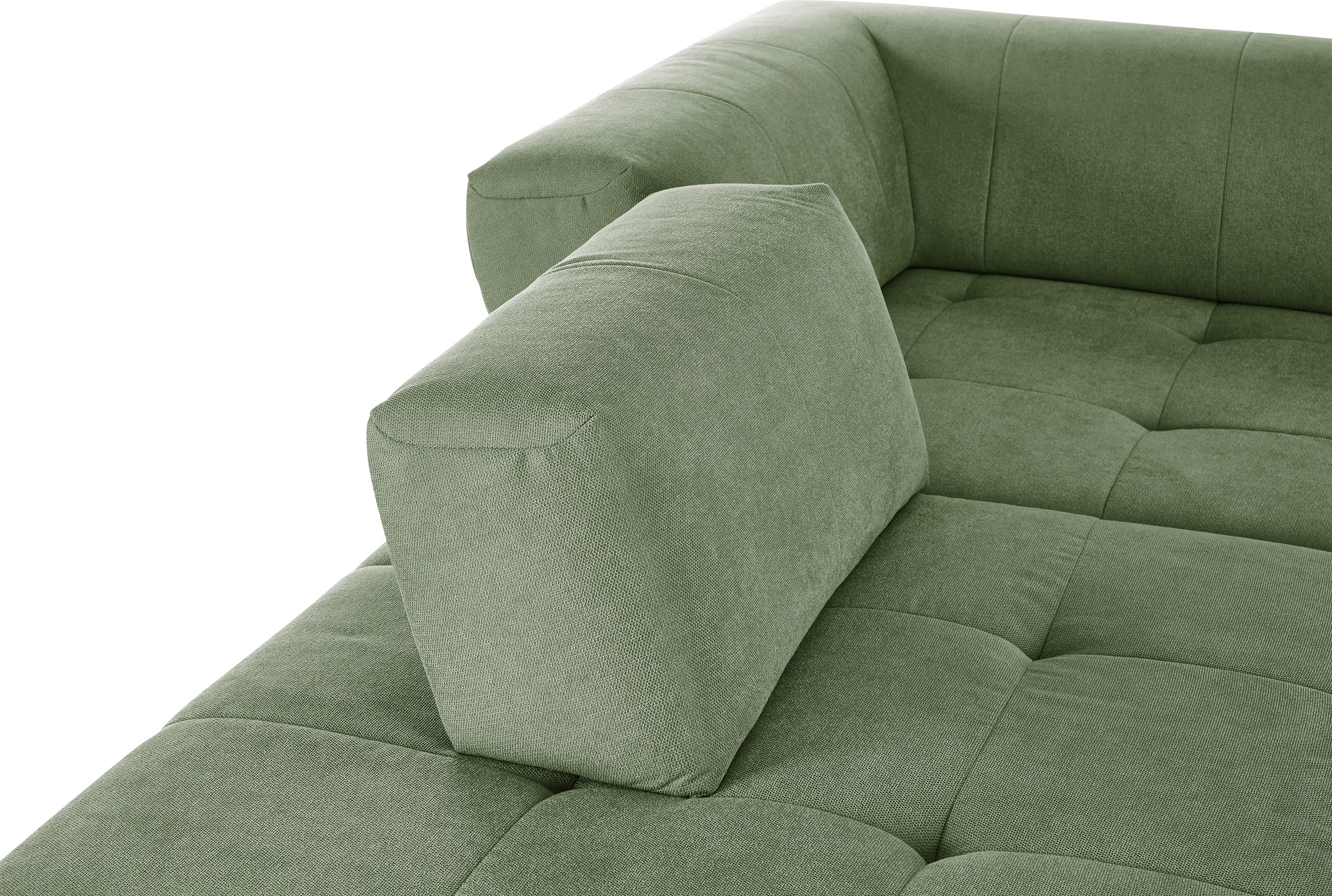 3C Candy Ecksofa »Yoshy Komfortsofa, bequem und modern, hochwertige Verarbeitungsdetails«, Zwei verschiedene Sitztiefen durch verstellbare Rückenlehne, L-Form