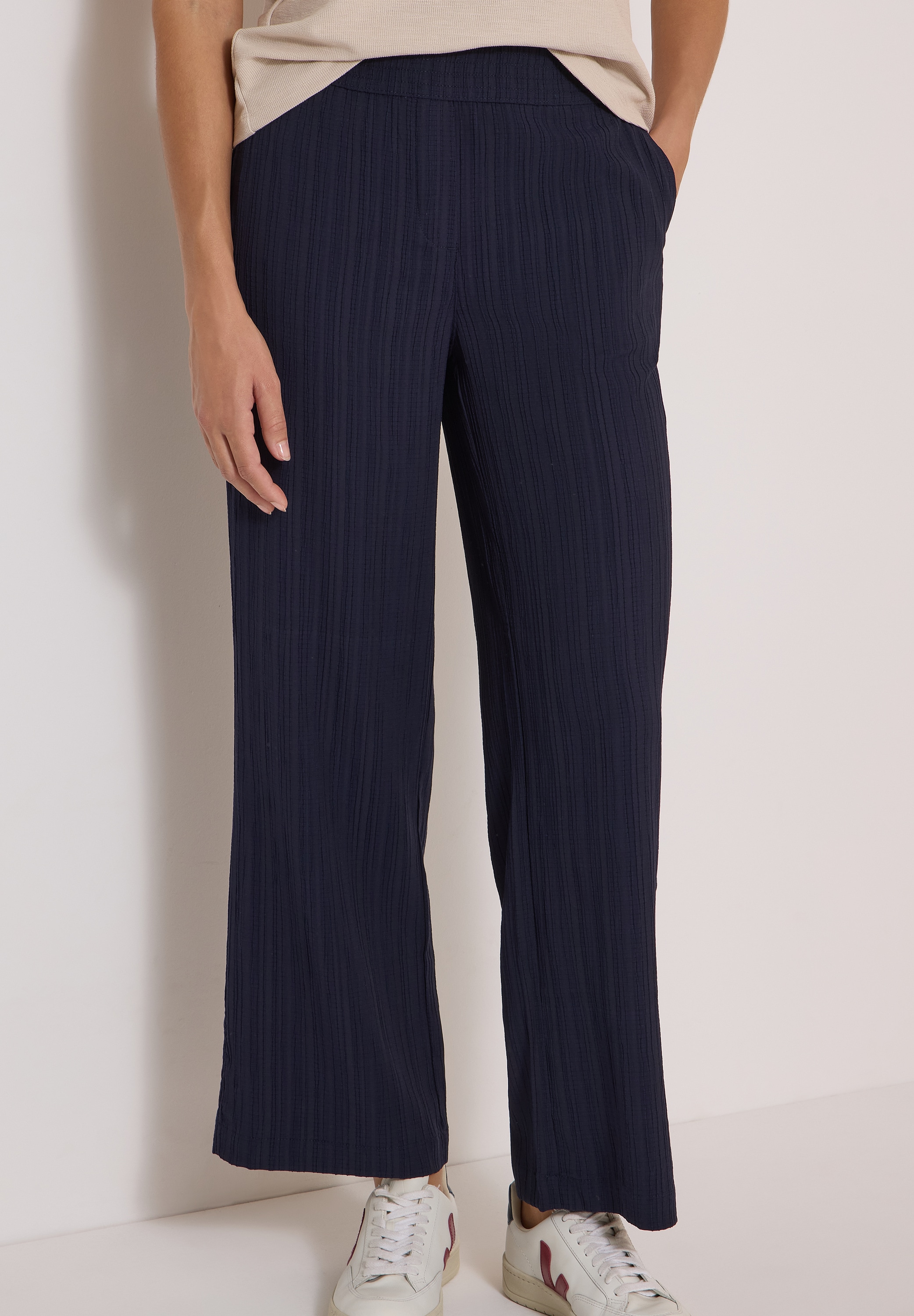 Cecil Stoffhose  mit Wide Legs