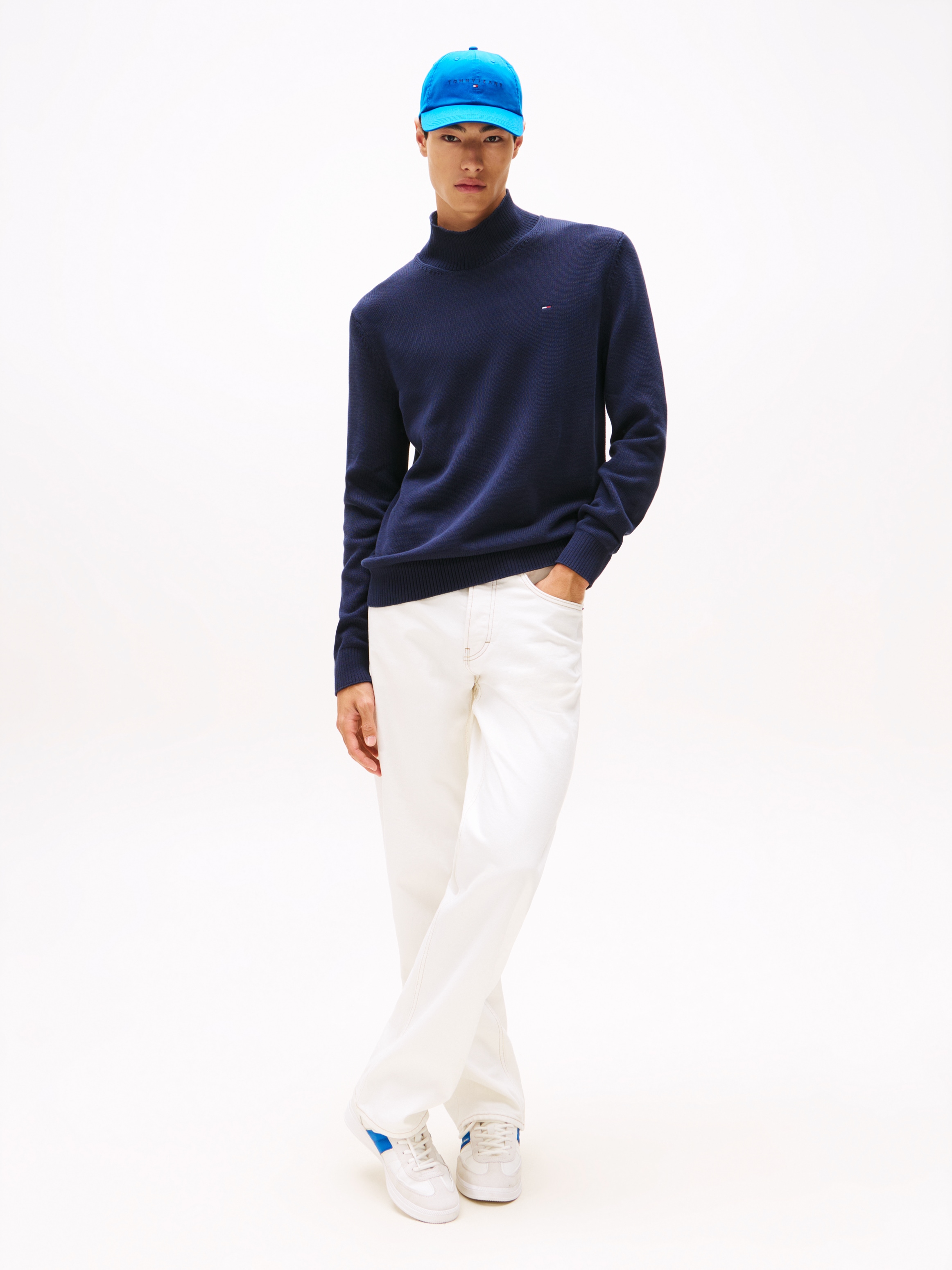 Tommy Jeans Rollkragenpullover »TJM SLIM FIT ROLL NECK«, mit Mock Neck, Strickpullover