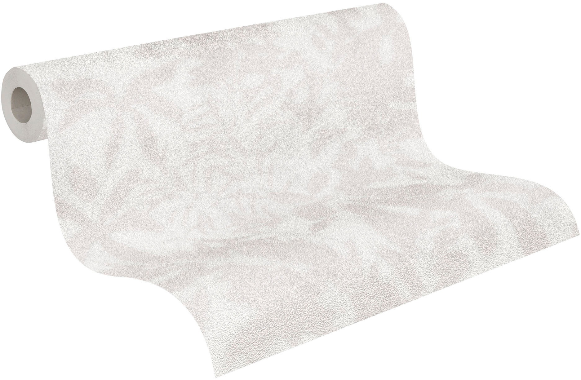 living walls Vliestapete »Tapete mit Blattschatten-Optik - Tropisches Muster« matt strukturiert Sanfte Vliestapete mit tropischem Blattschatten-Muster