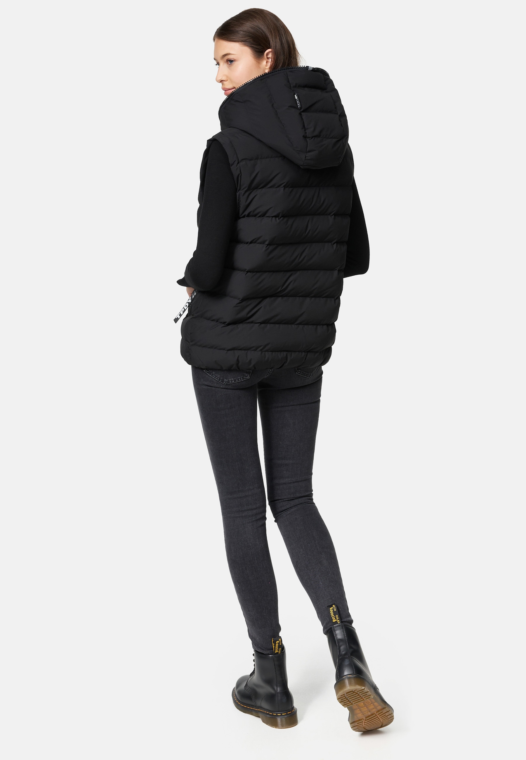 trueprodigy Steppweste »Matthew F Kapuze Reißverschluss Eingriffstaschen«