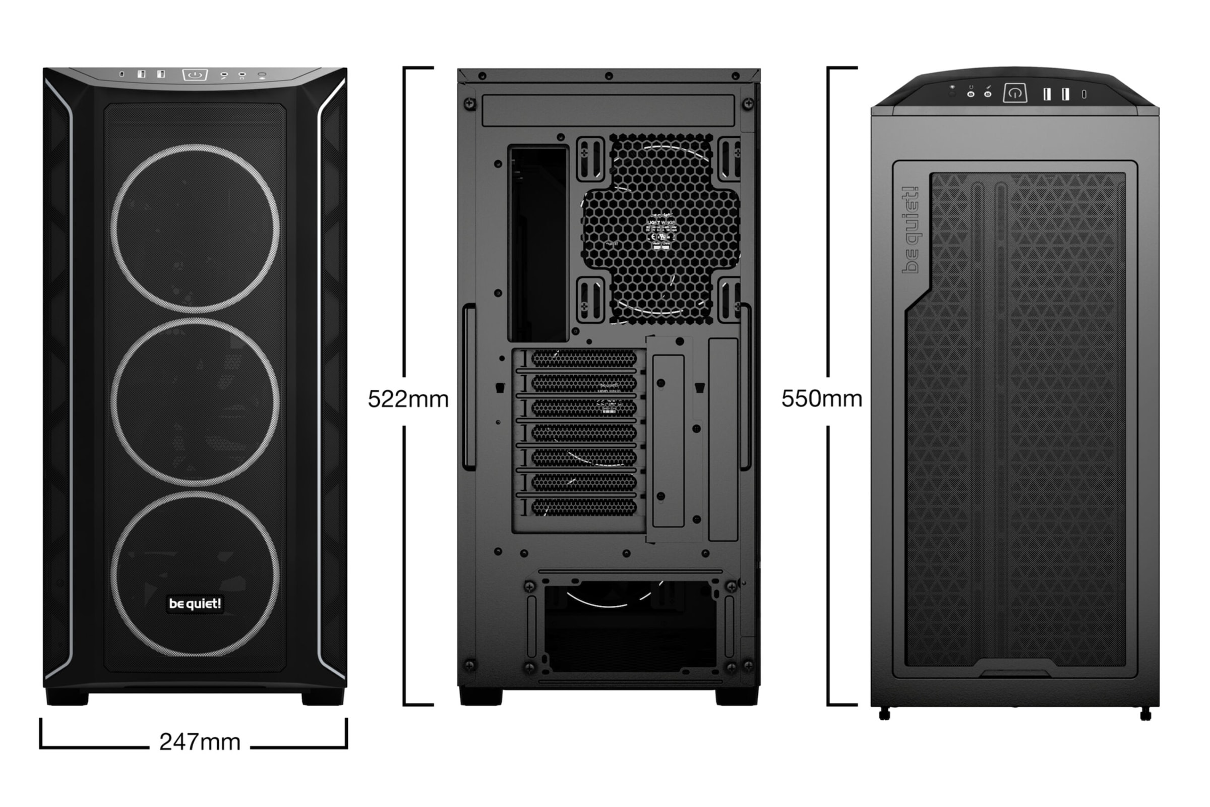 be quiet! PC-Gehäuse »Shadow Base 800 FX Black«