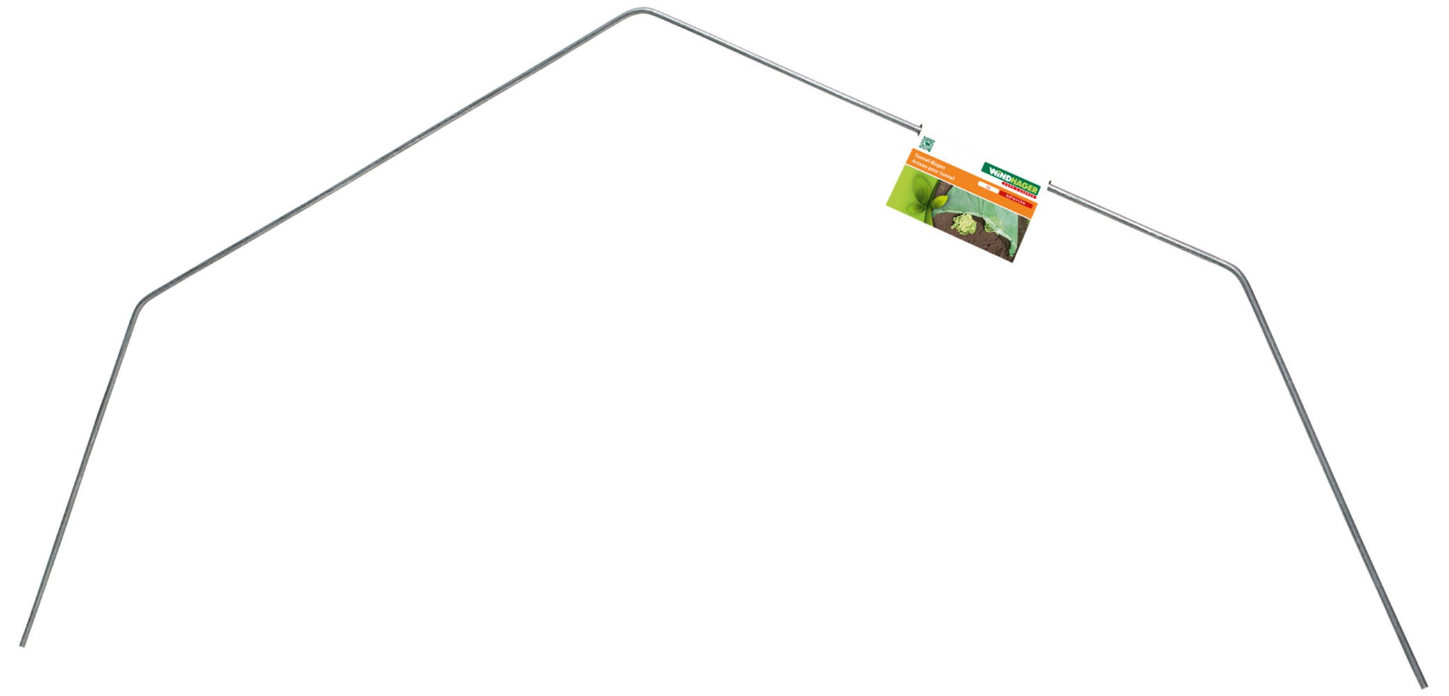 Windhager Foliengewächshaus "Tunnelbogen für Pflanzen in Hochbeeten, für ideale Pflanzenzucht" stabiler, langlebiger Bogen und starkes Wachstum, 0,57x1,3 m