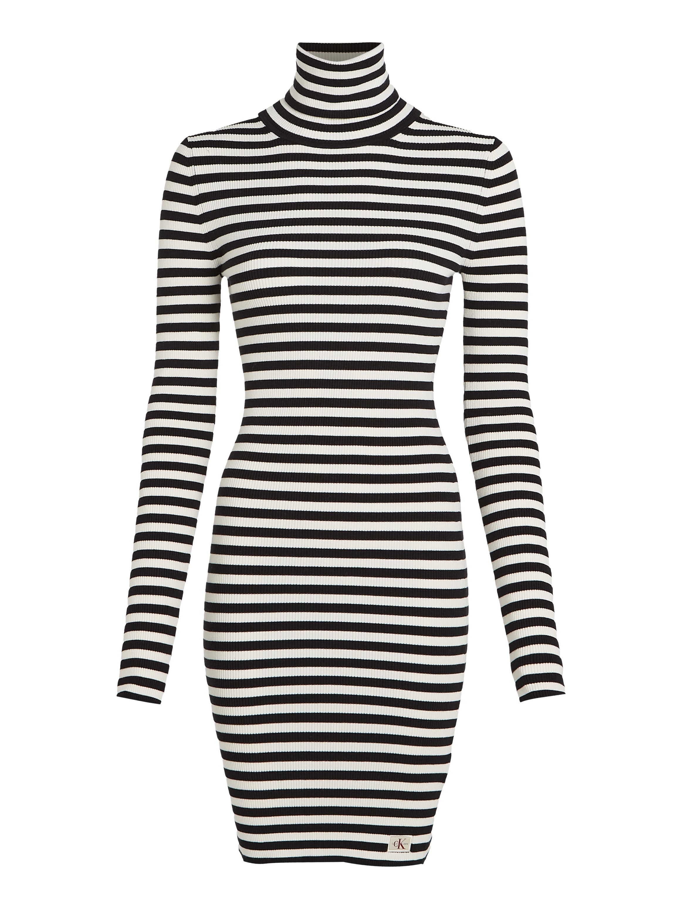 Calvin Klein Jeans Sweatkleid "WOVEN LABEL TIGHT SWEATER DRESS", mit Logopa günstig online kaufen