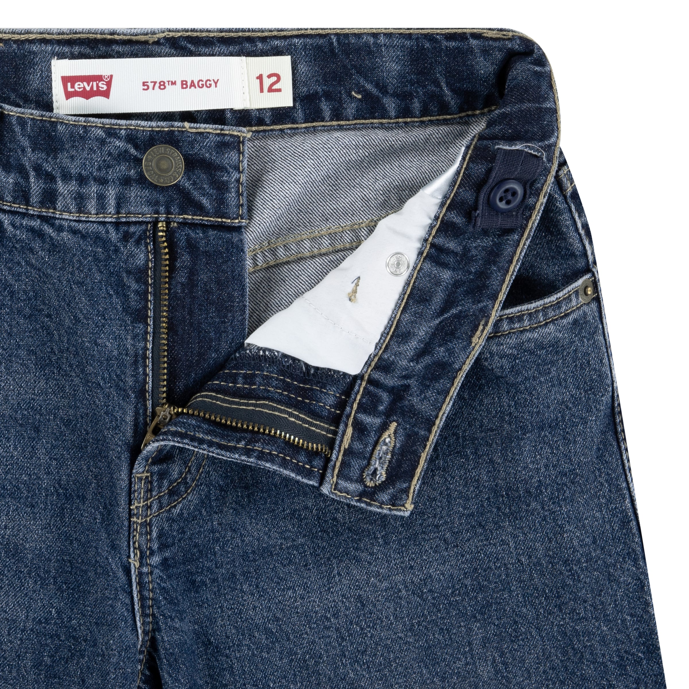 Levi's® Kids 5-Pocket-Jeans »LVB 578 BAGGY JEANS«, Baggy-Silhouette, locker und lässig