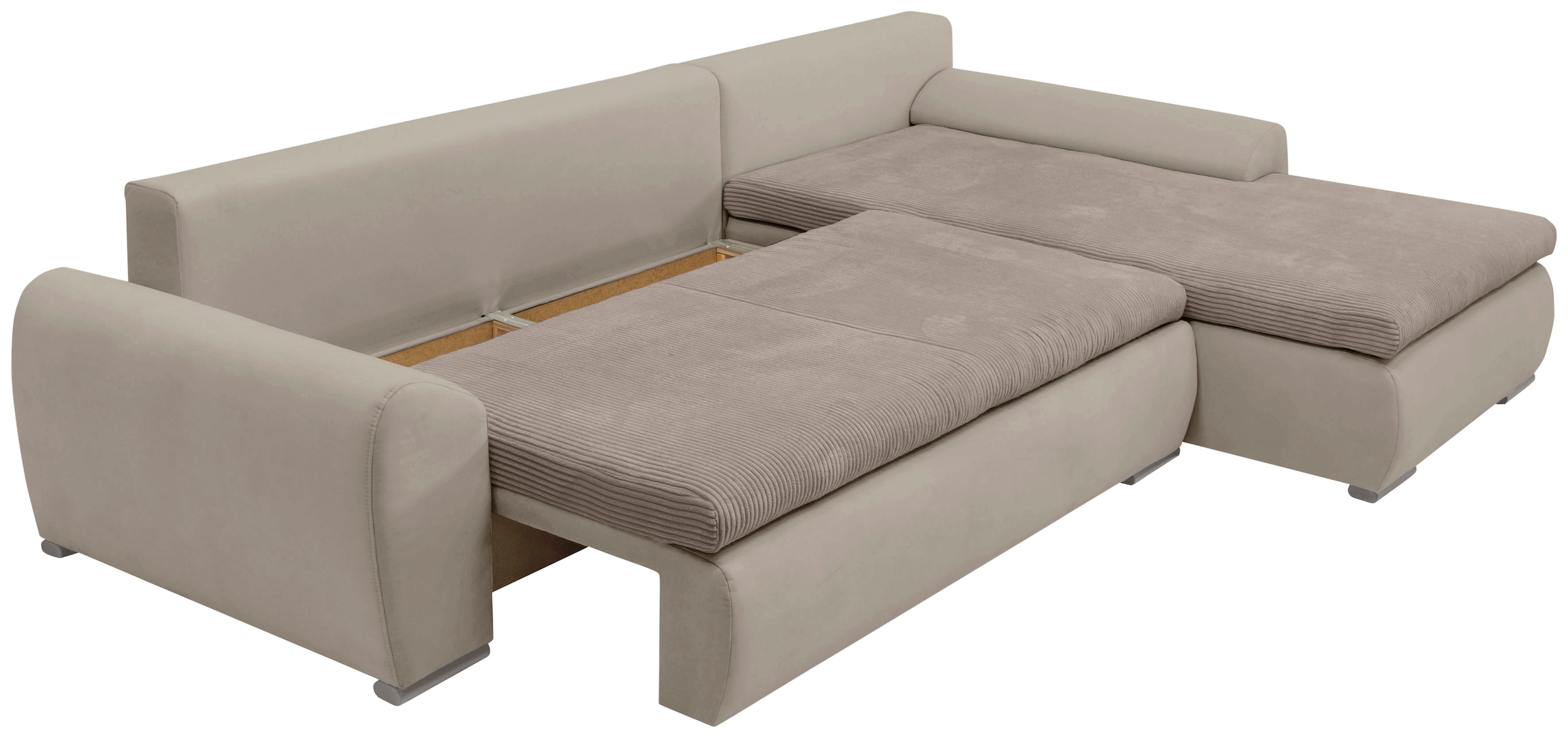 Home affaire Ecksofa »Win L-Form«, wahlweise mit Bettfunktion und Bettkasten