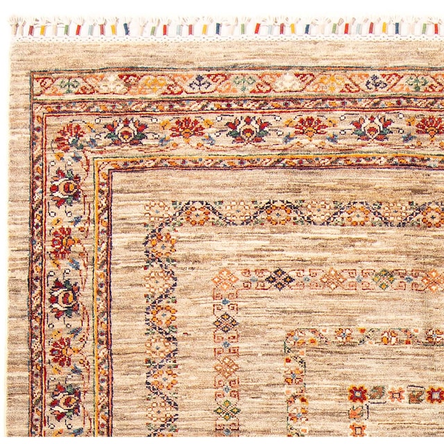 morgenland Orientteppich »Mir - Indus - 90 x 60 cm - beige«, rechteckig,  Wohnzimmer, Handgeknüpft, Einzelstück mit Zertifikat kaufen | BAUR
