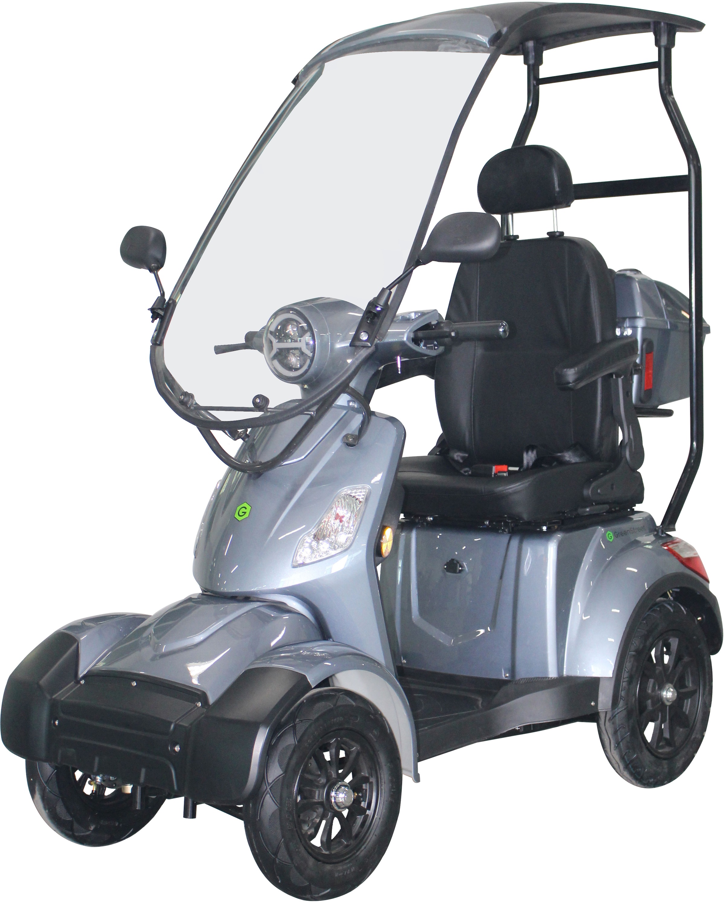 GreenStreet Elektromobil »E-Mover Deluxe«, mit 60V/26Ah Li-Ion-Akku, inkl. Topcase und Dach