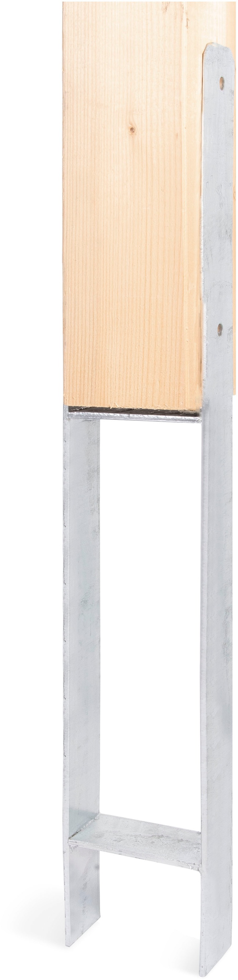 Alberts H-Pfostenanker, Materialstärke 6 mm, lichte Breite 121 mm, Höhe 800 mm