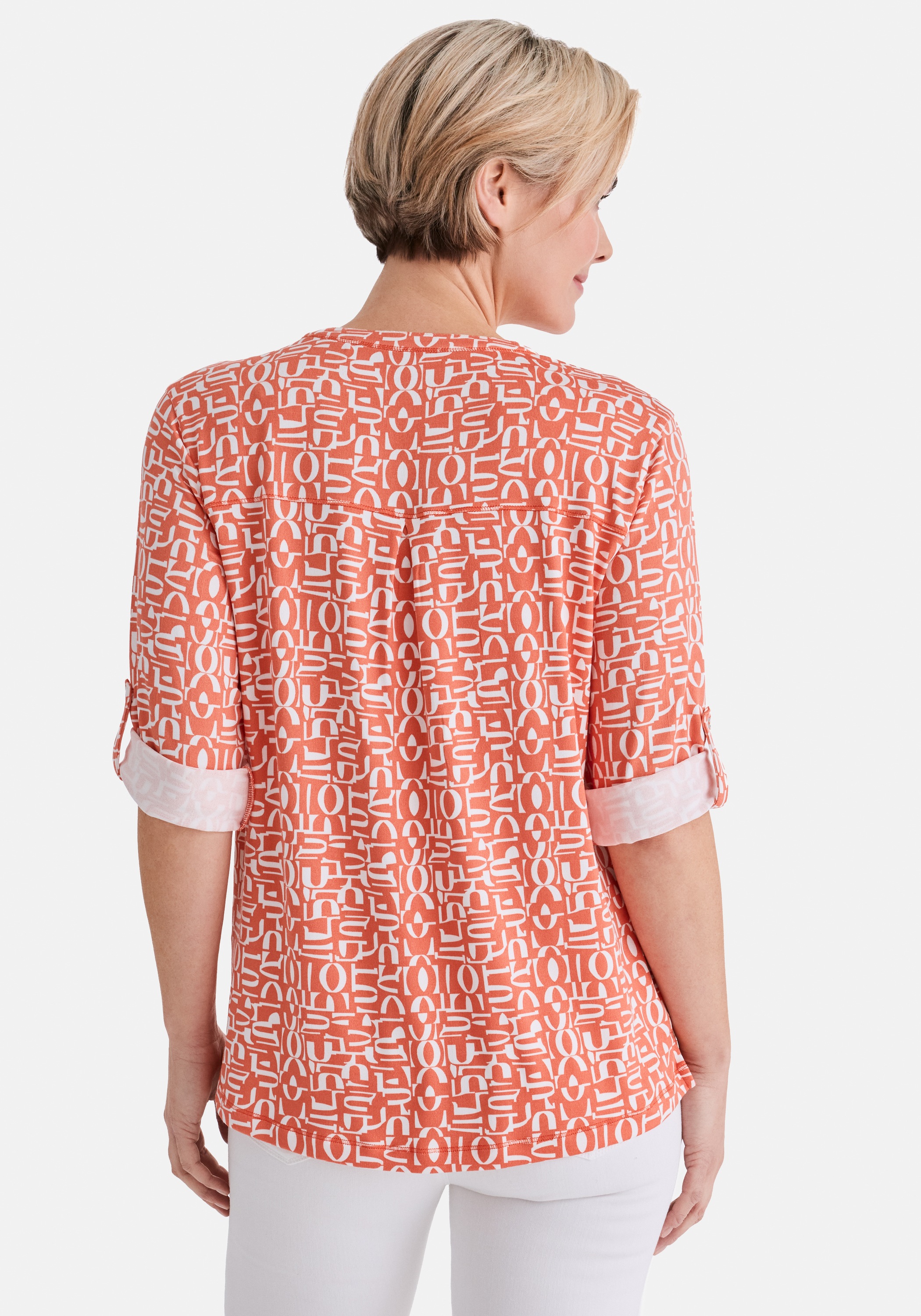 STOOKER WOMEN 3/4-Arm-Shirt "MARIE Print Shirt Bluse 3/4-Arm" Regular Fit S günstig online kaufen