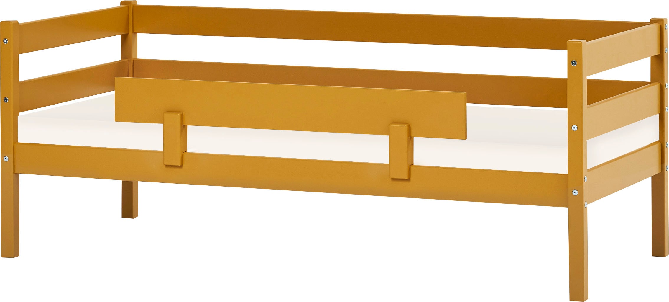 Hoppekids Einzelbett »ECO Comfort Kinderbett, Kiefer Massivholz, Jugendbett inkl. Rollrost«, 70x160 cm, wahlweise in verschieden Farben/ Matratze/ Absturzsicherung