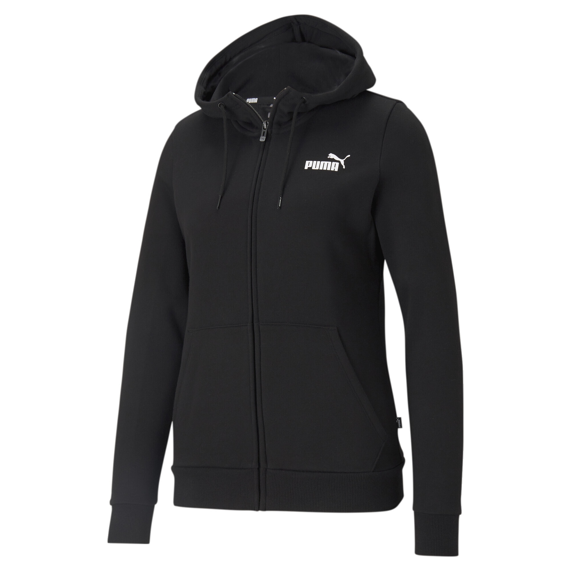 PUMA Sweatjacke "Essentials Kapuzenjacke Damen"