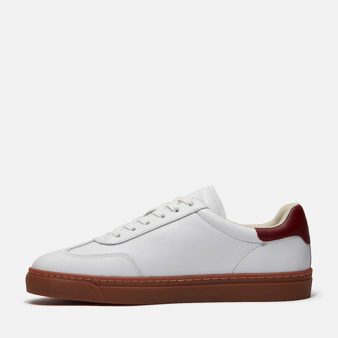 Timberland Lisbon Essential Low Lace Sneaker Weiß Dunkelrot 41.5 2