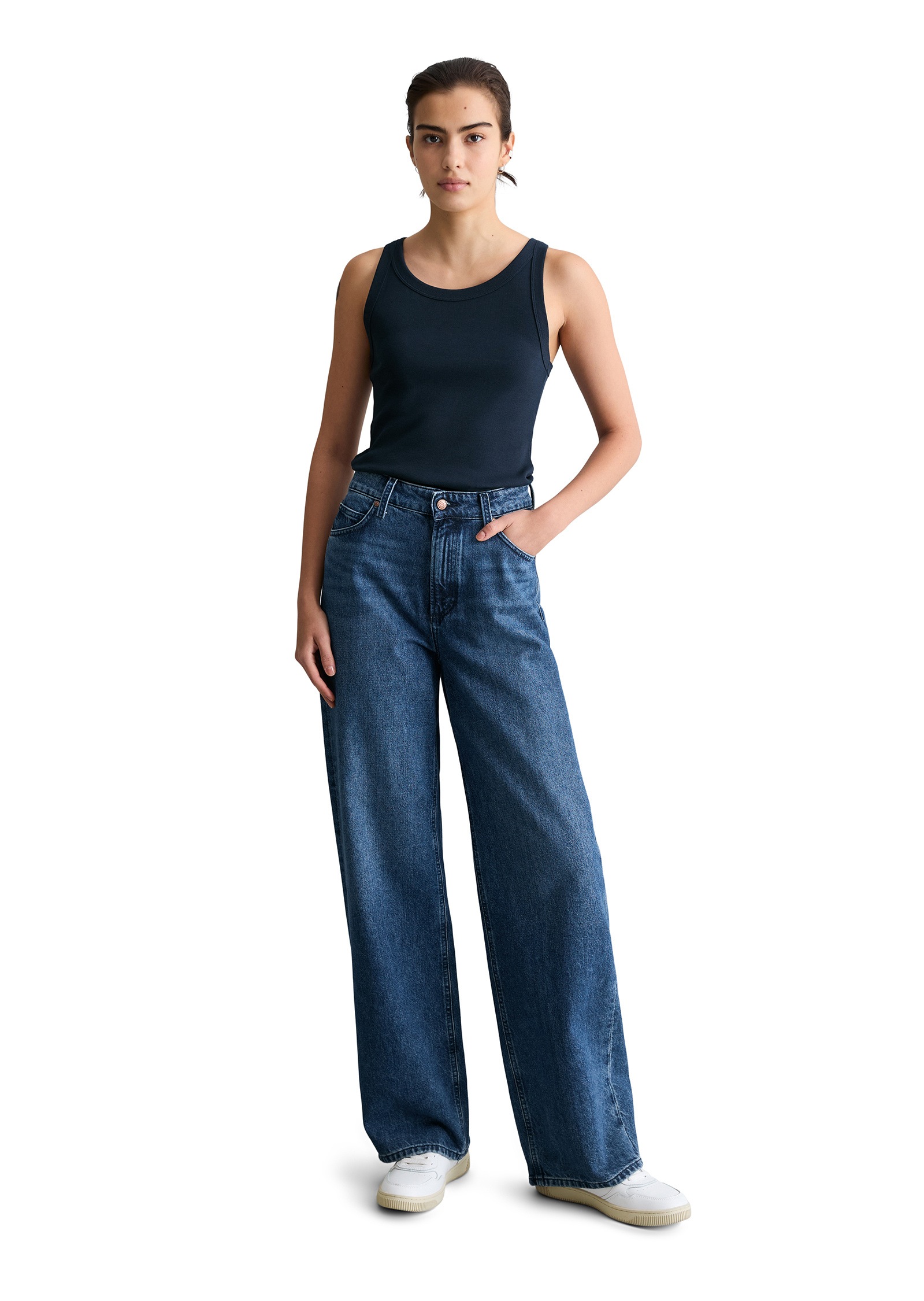 Marc O'Polo DENIM T-Shirt »aus Bio-Baumwoll-Stretchjersey«