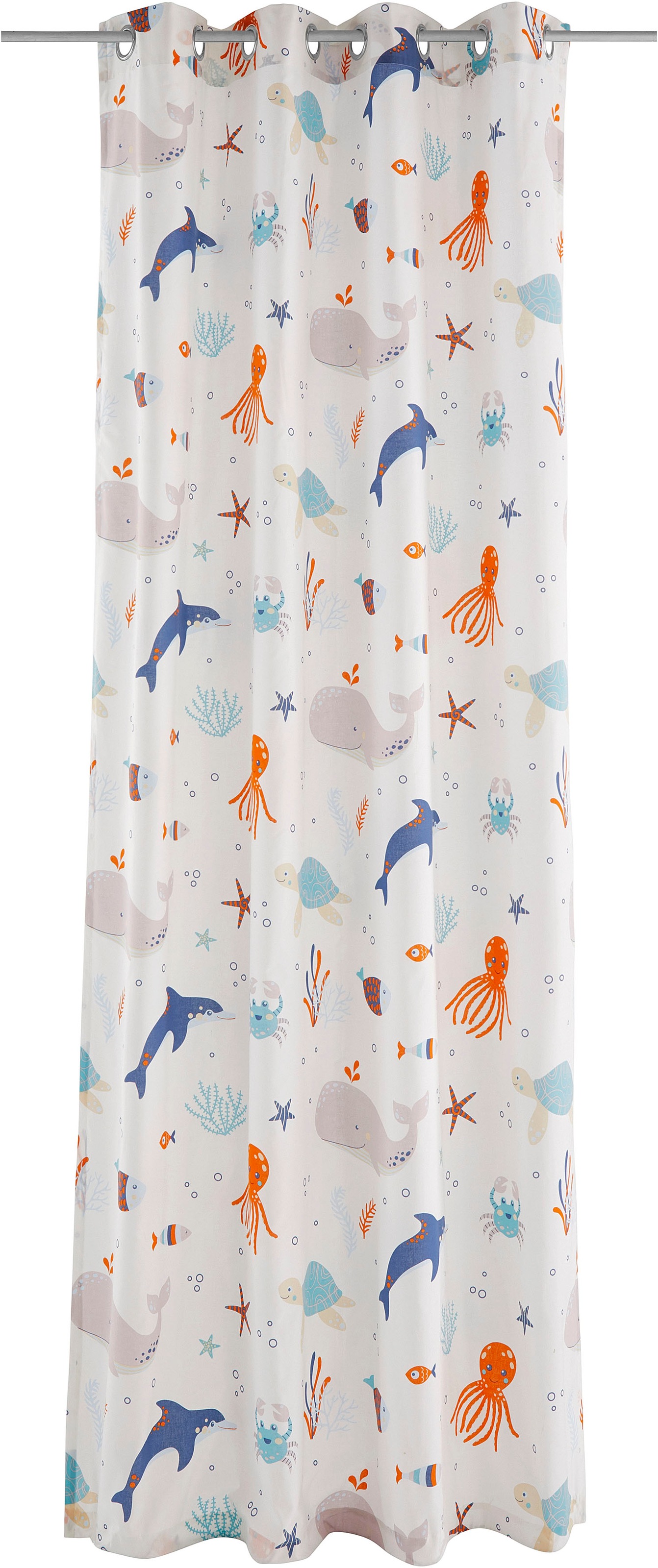 OTTO home Gardine "OCEAN" Ösen 1 Stk. tlg. Kindergardine einseitig mit Meer günstig online kaufen