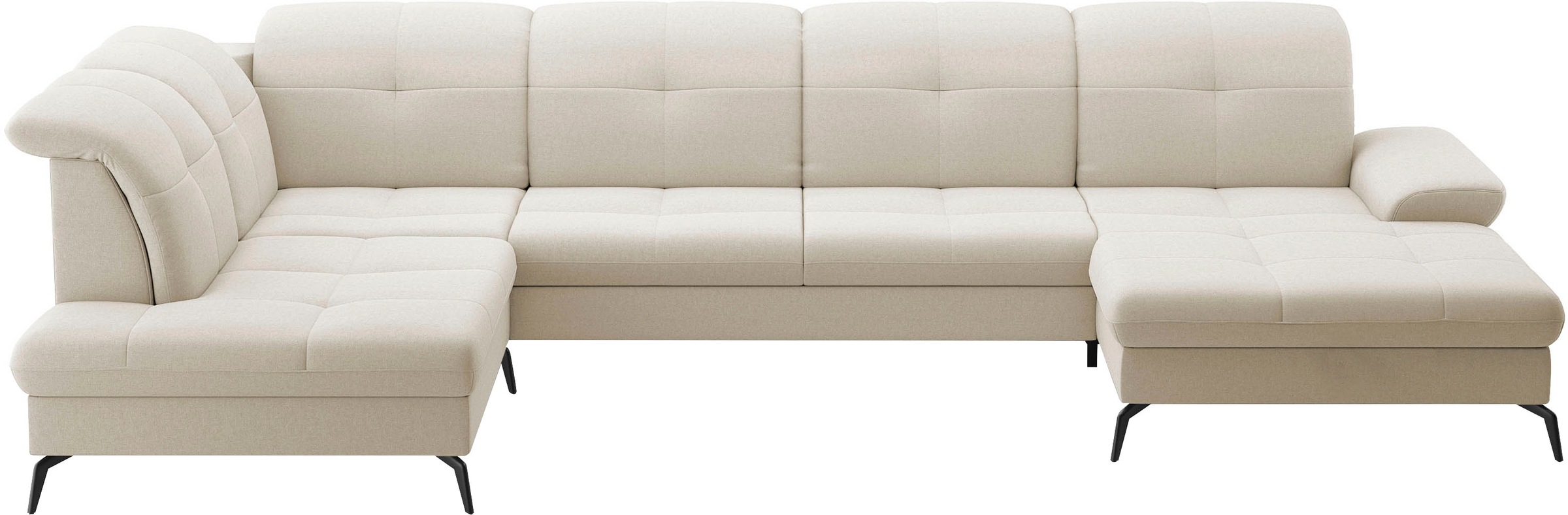 sit&more Wohnlandschaft "Amica, U-Form, inkl. Sitztiefenverstellung und Arm günstig online kaufen