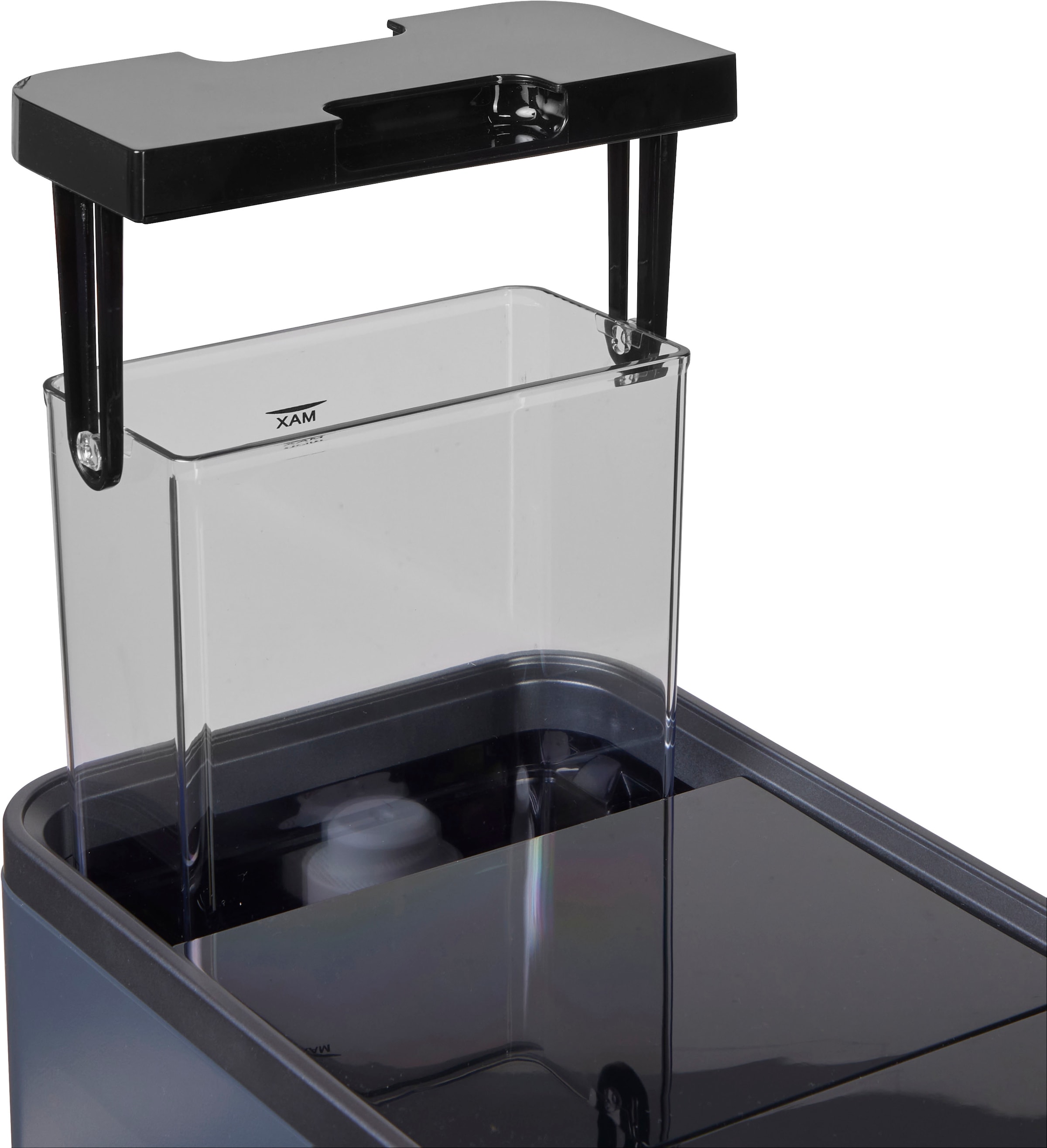 Hanseatic Kaffeevollautomat »HACM121470ST«, magnetisch, abnehmbare Tassenabstellfläche, zwei separate Milchtanks