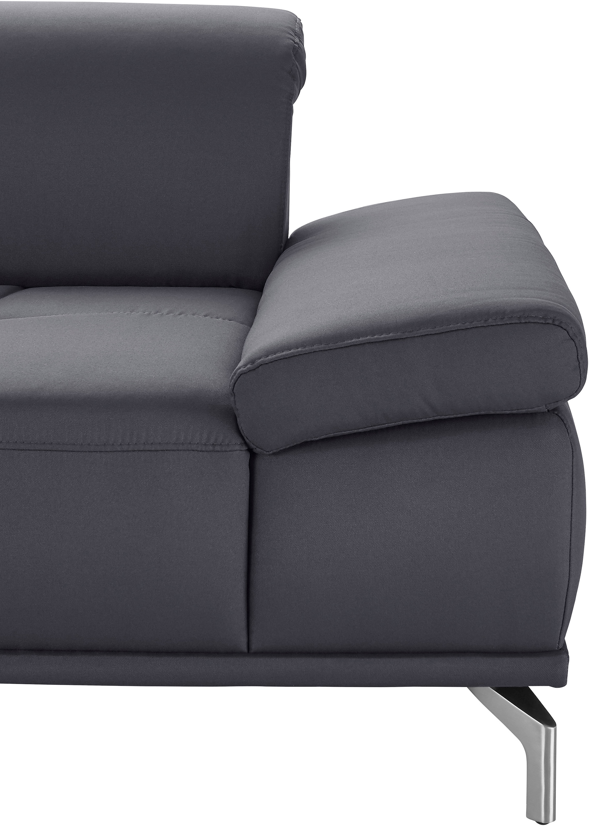 Places of Style Ecksofa »Caluna«, Inkl.Sitztiefenverstellung